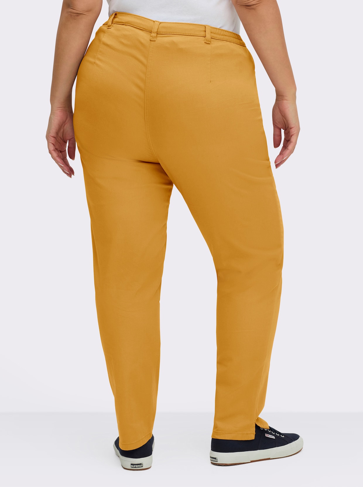 Jeans mit Stretch-Anteil - ocker