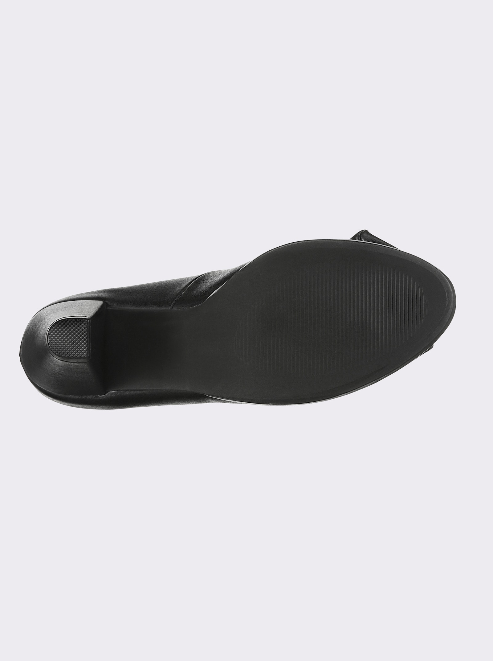 Andrea Conti Peeptoe - schwarz