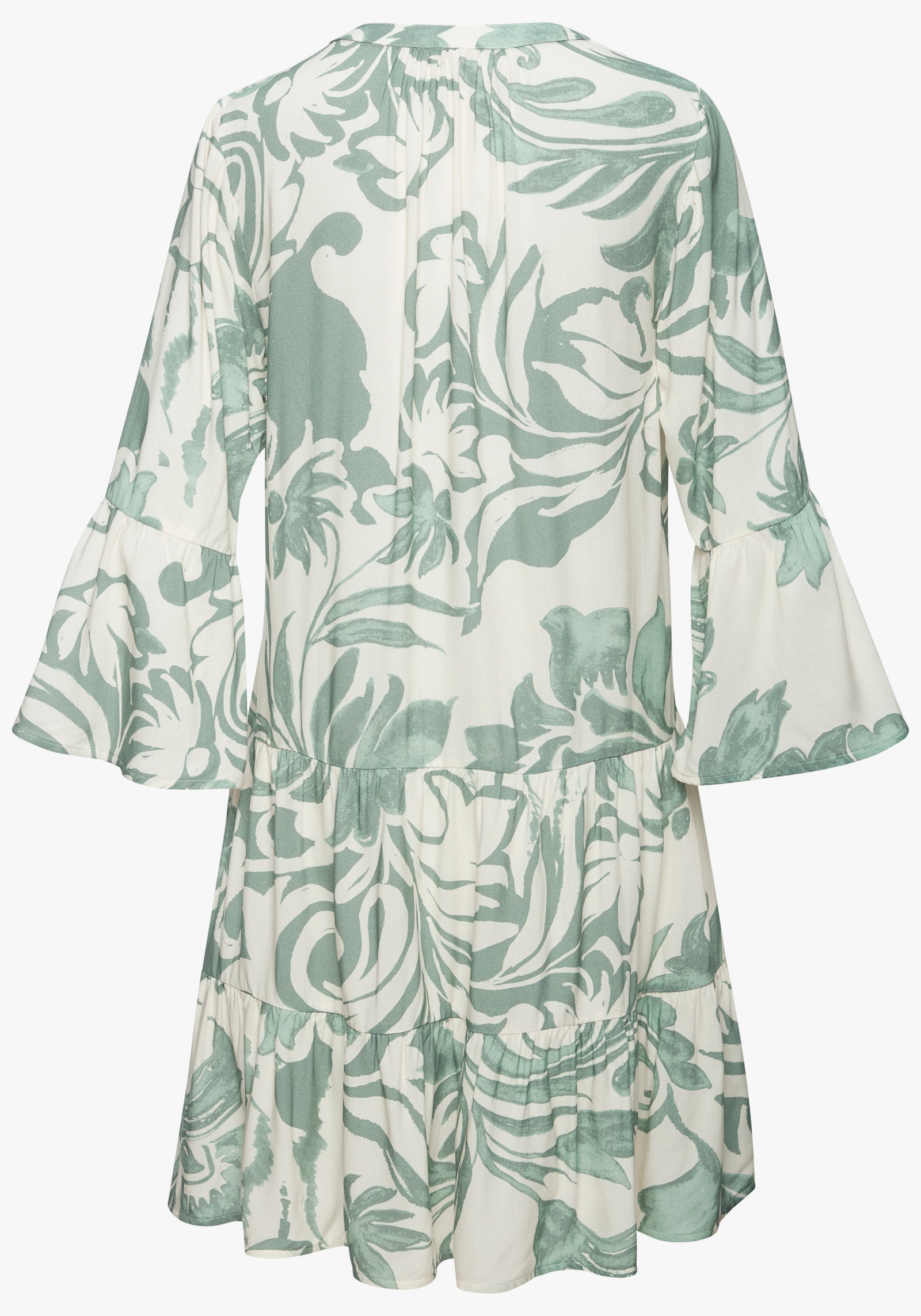 Vivance Sommerkleid - creme-salbeigrün bedruckt