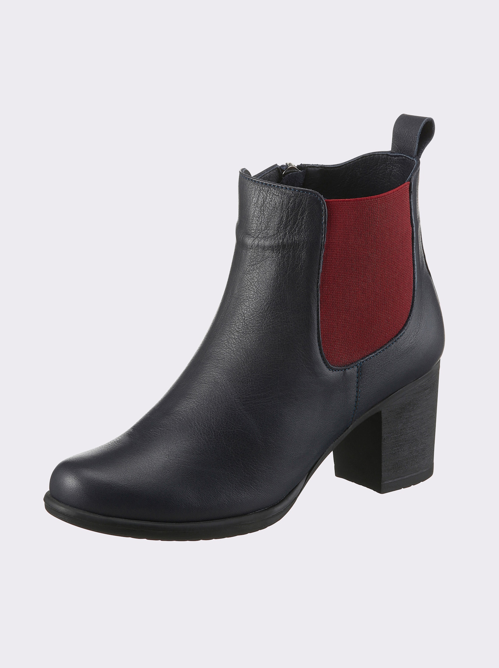 heine Stiefelette - marine-bordeaux