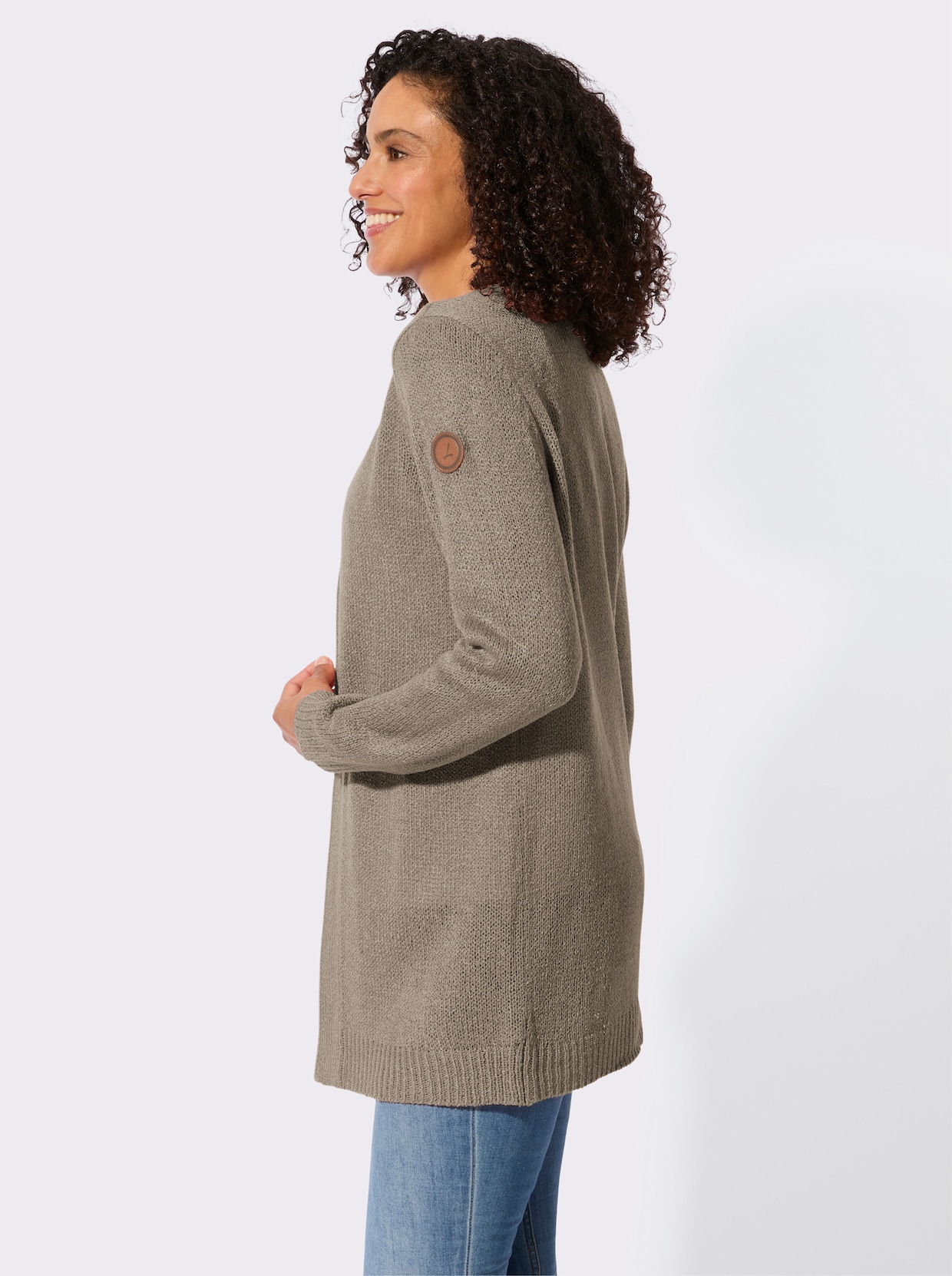 Strickjacke - schlamm