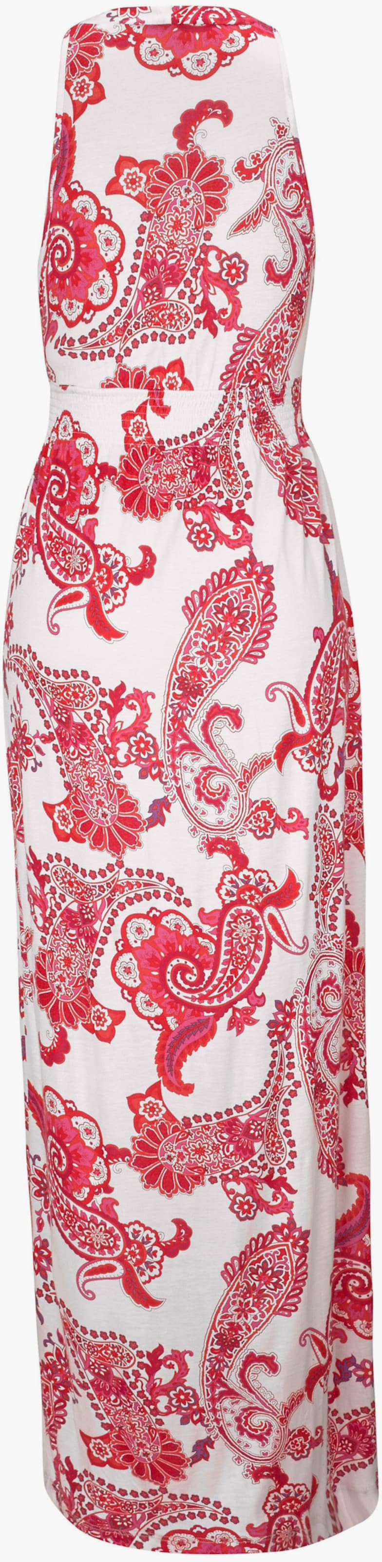 LASCANA Robe longue - rouge-blanc imprimé