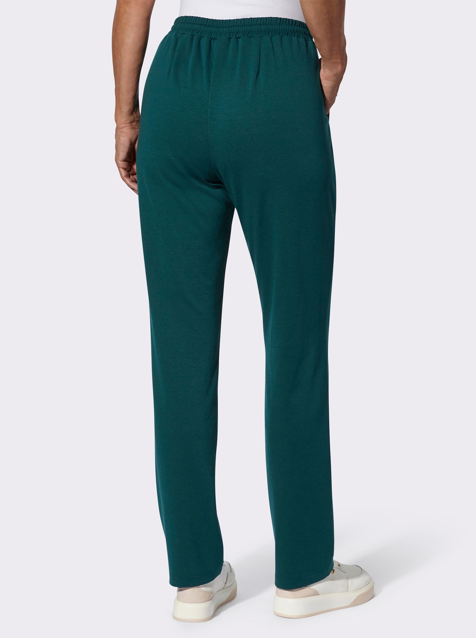 Broek in stretchkwaliteit - petrol