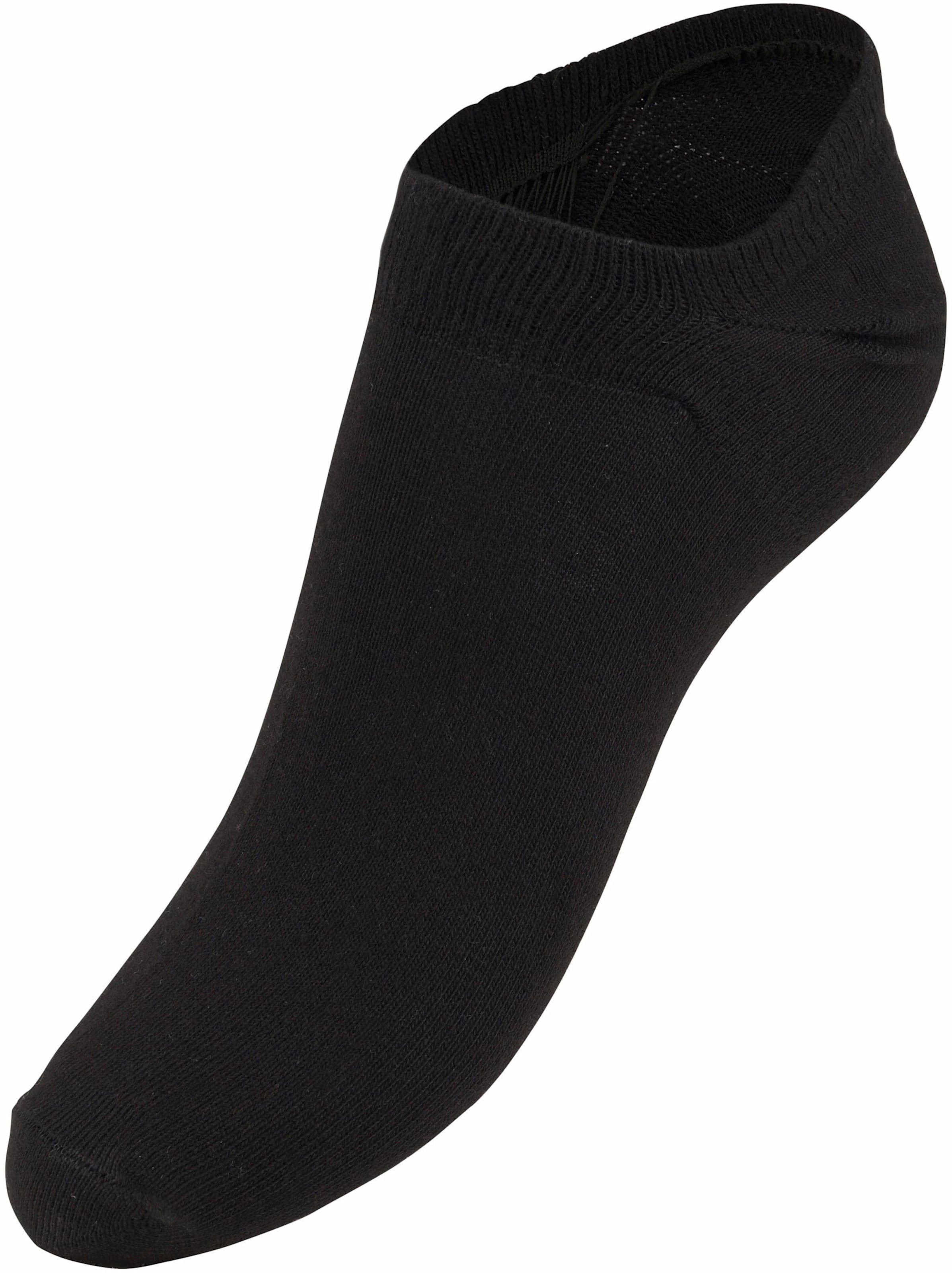 Socken Wolle günstig Kaufen-Sneakersocken in schwarz von Bench.. Sneakersocken in schwarz von Bench. <![CDATA[Mit Logo seitlich. Aus 78% Baumwolle, 20% Polyamid, 2% Elasthan.]]>. 
