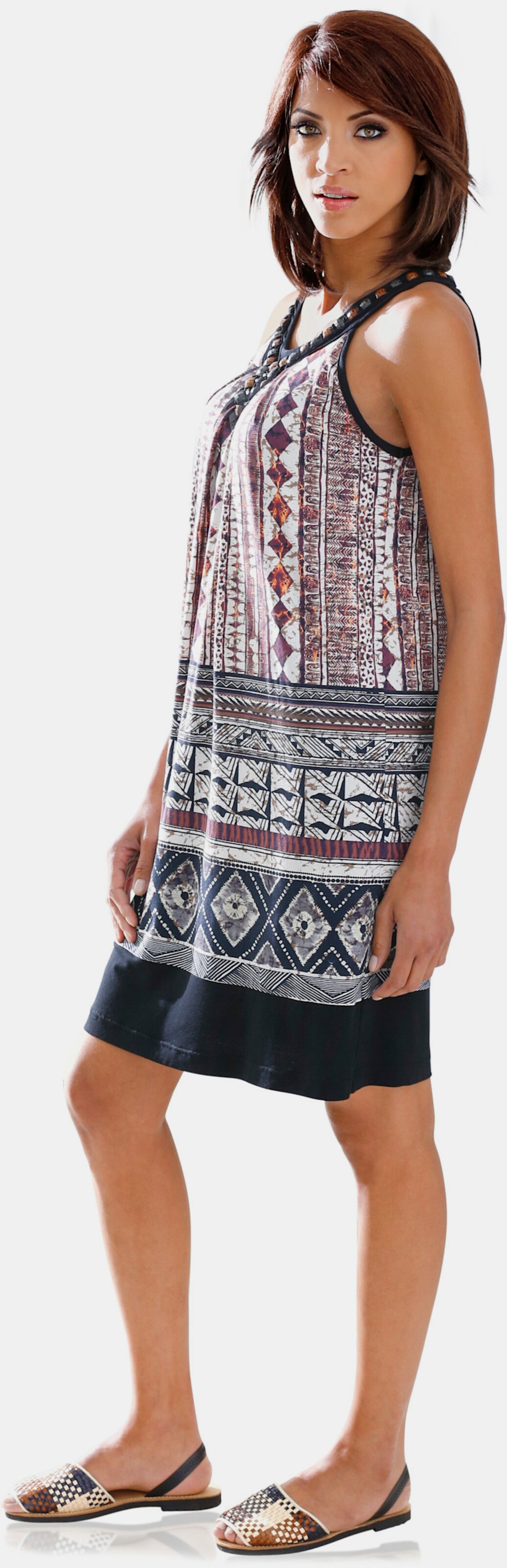 heine Druck-Kleid - bunt