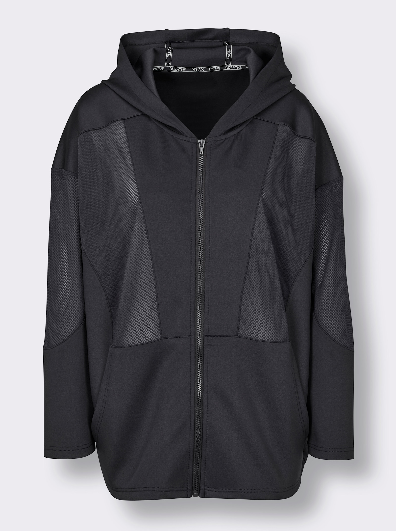 Catamaran Sports Funktionsjacke Mesh-Besätzen - schwarz