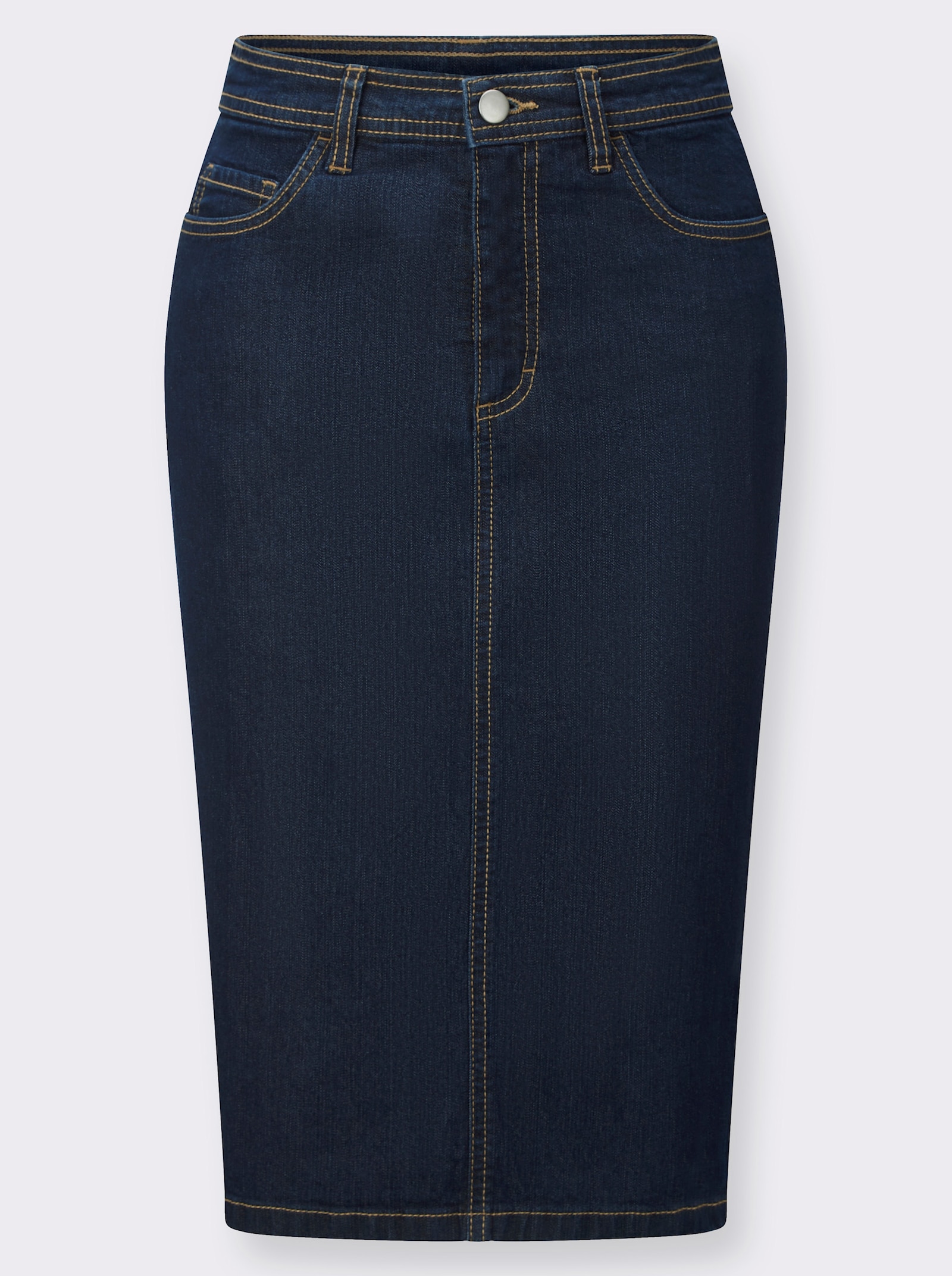 Jeansrock in 5-Pocket-Form - dark blue