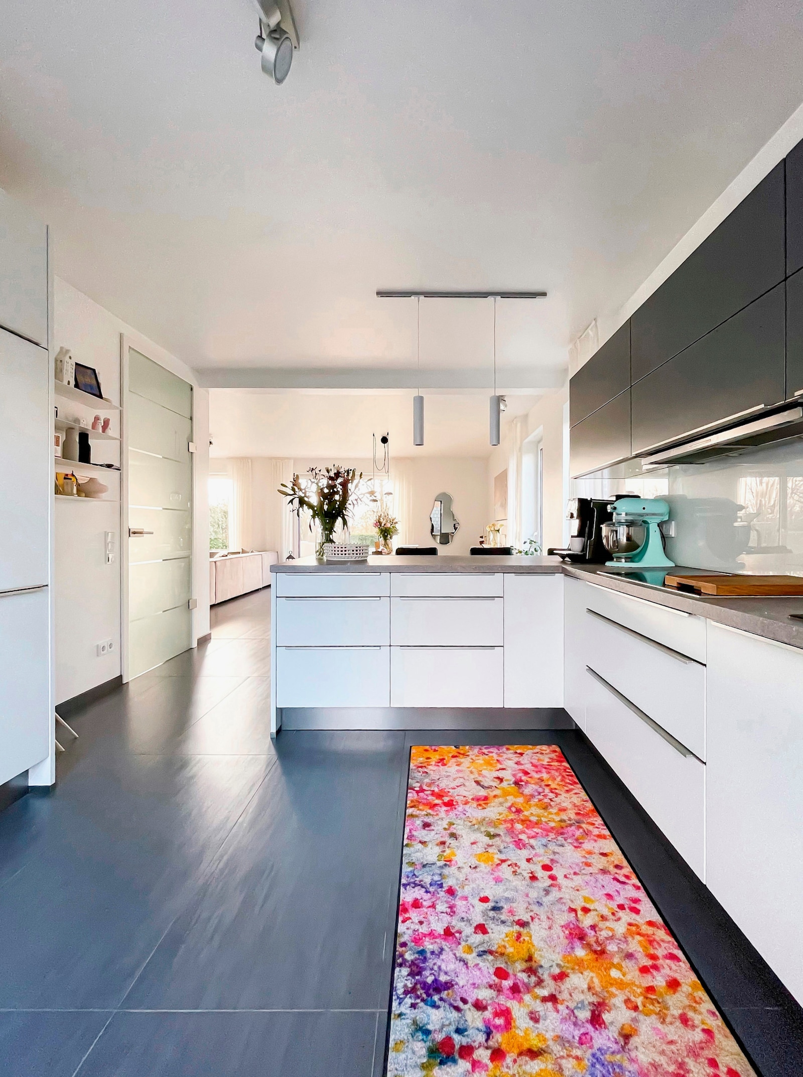 wash+dry by Kleen-Tex Fußmatte - pink-gemustert