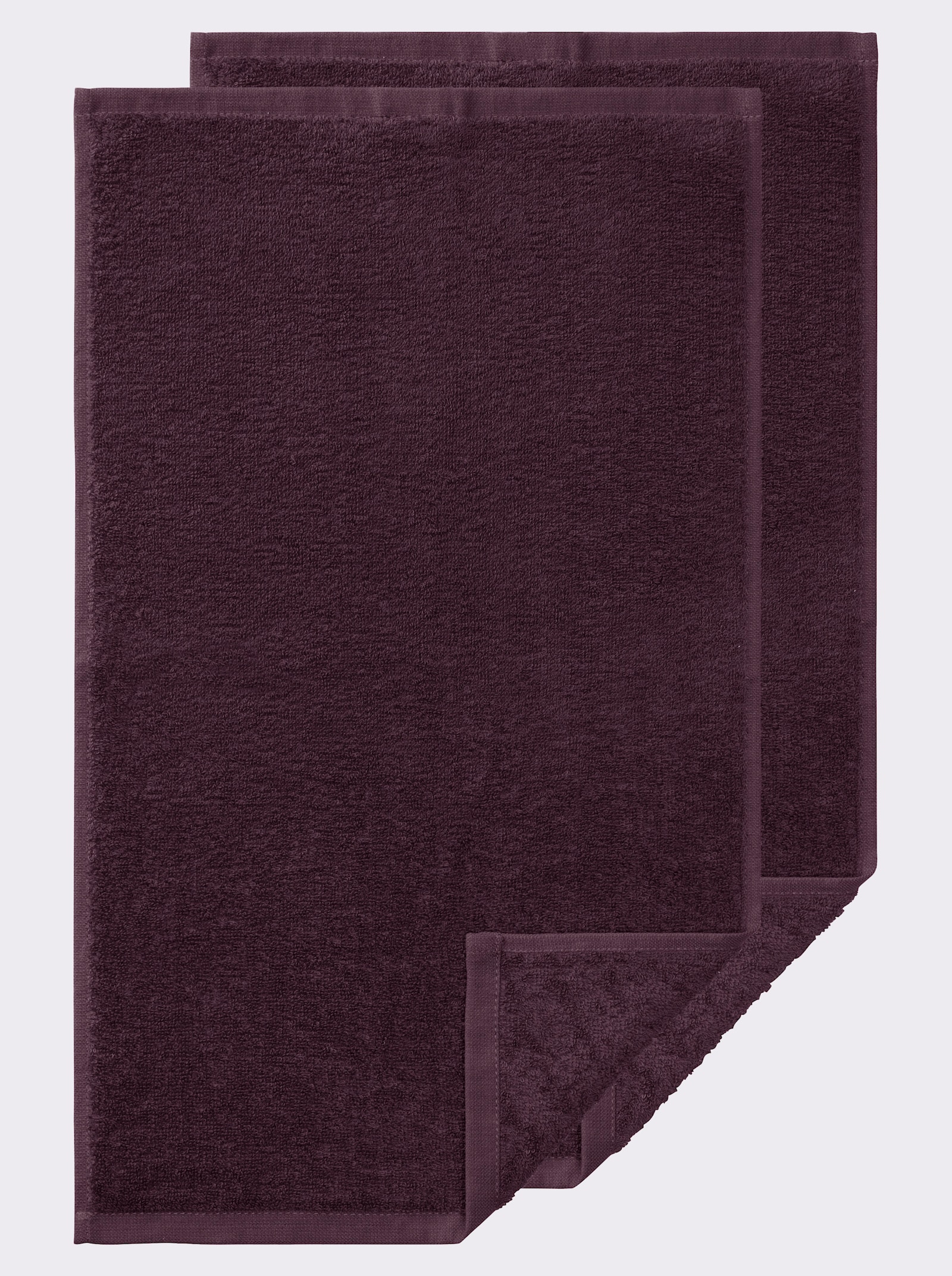 wäschepur Handtuch - aubergine