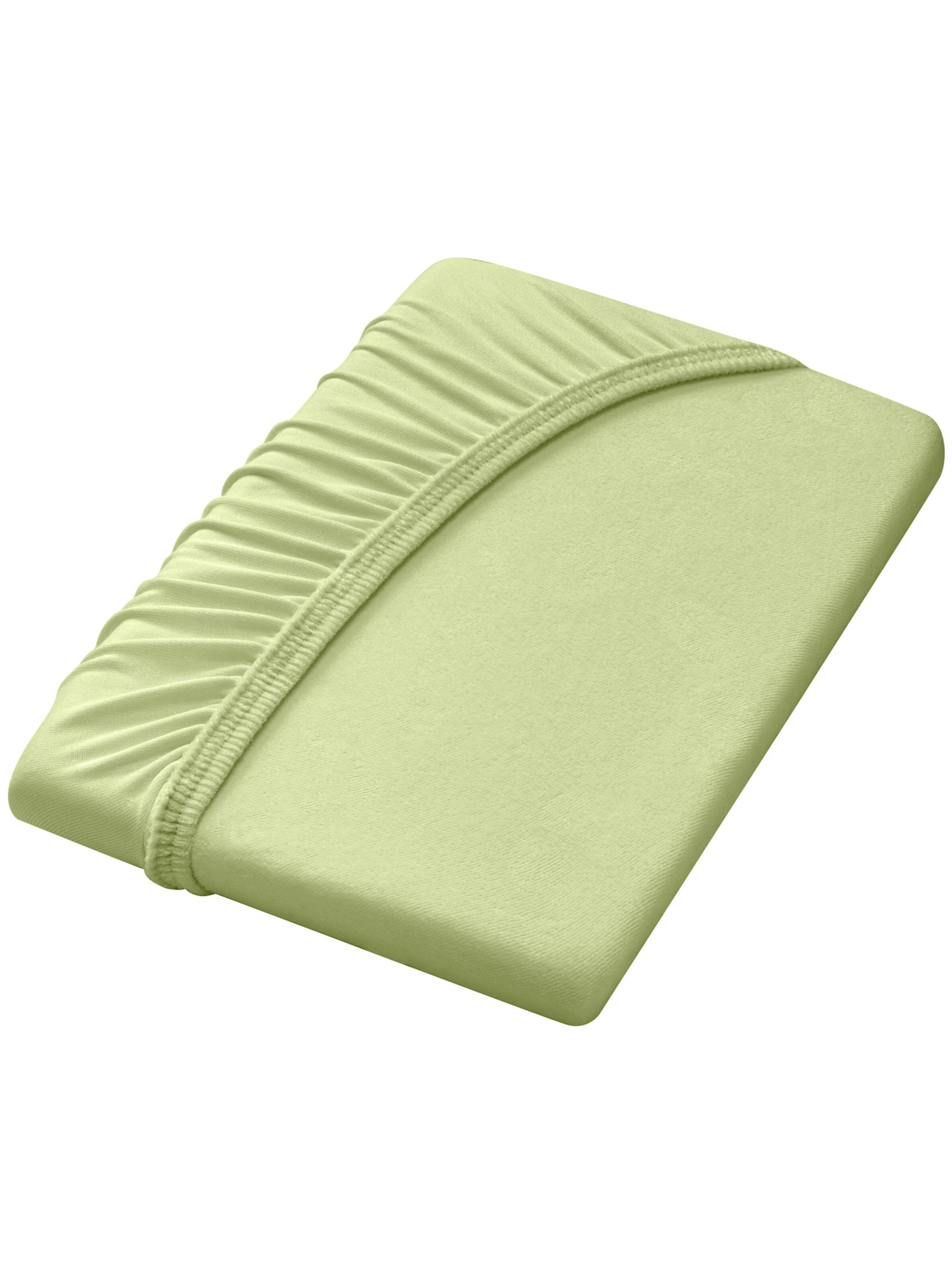 Spannbetttuch - grün