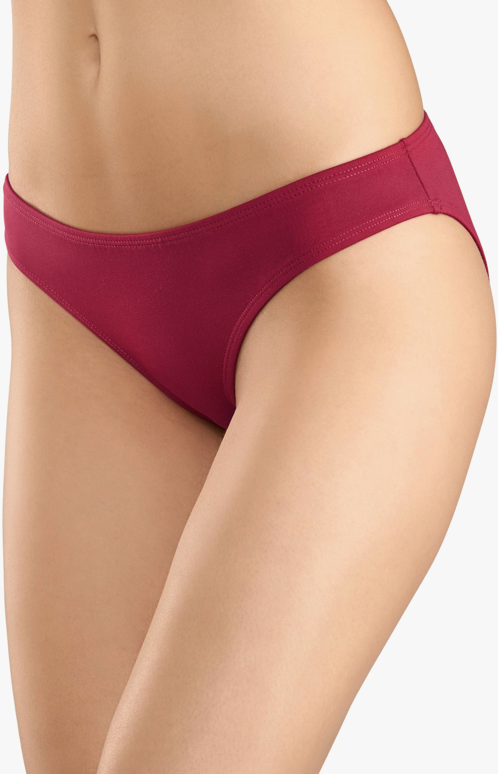 vivance active Bikinislip - rood, zwart, wit