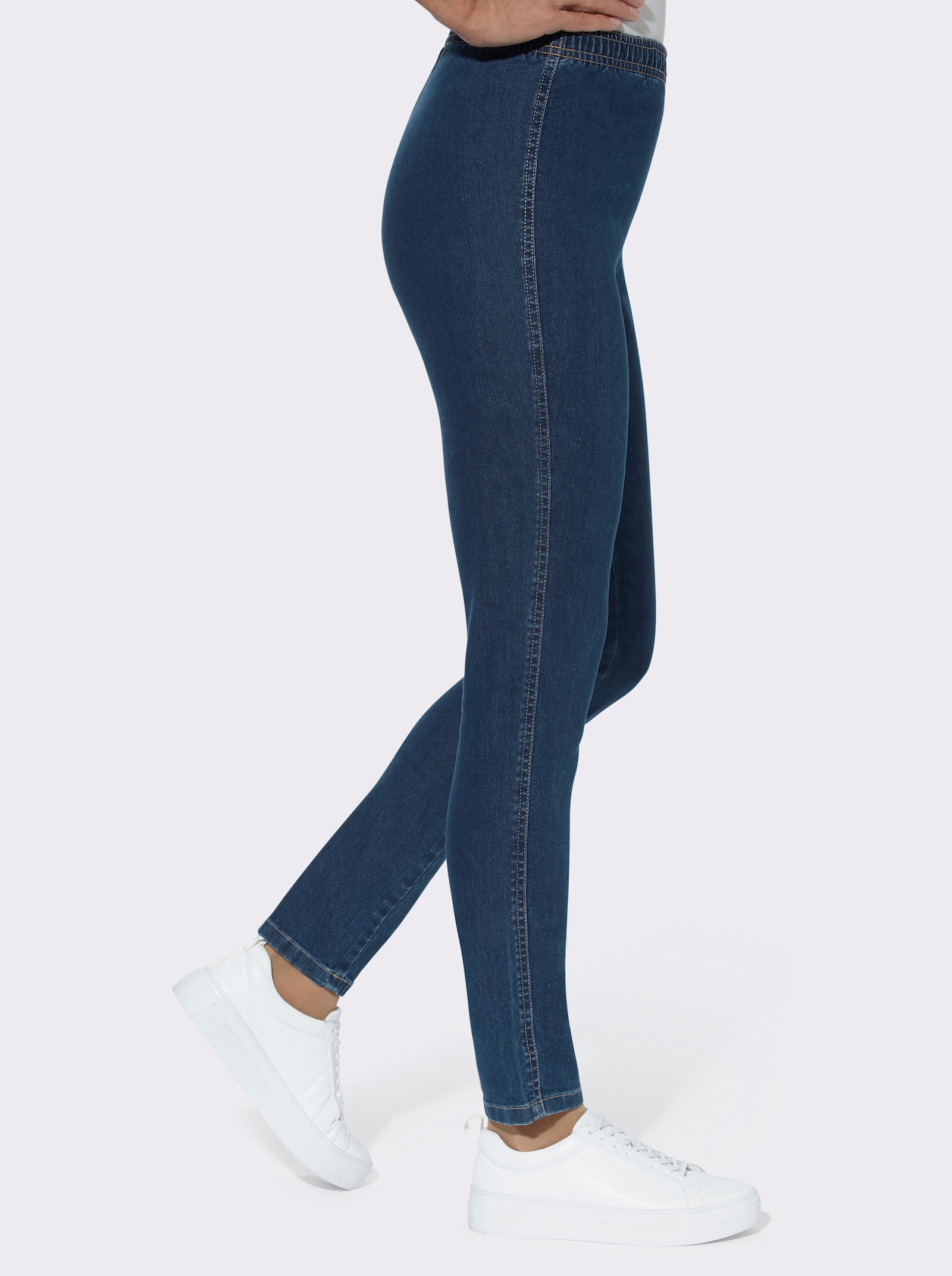 Comfortjeans met smalle snit - dark-blue
