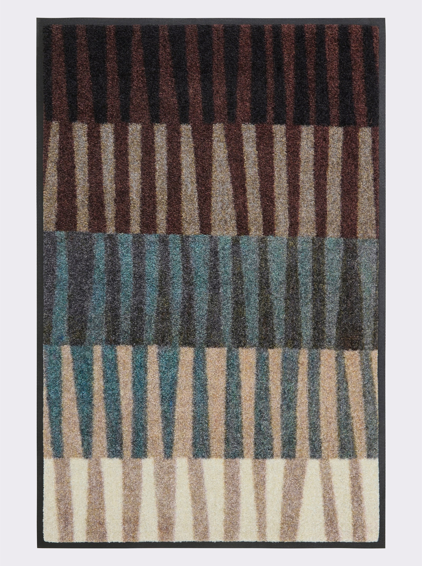 wash+dry by Kleen-Tex Fussmatte - schoko-beige-bedruckt