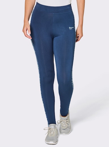 Catamaran Sports Yogaleggings mit Blümchendruck - dunkelblau