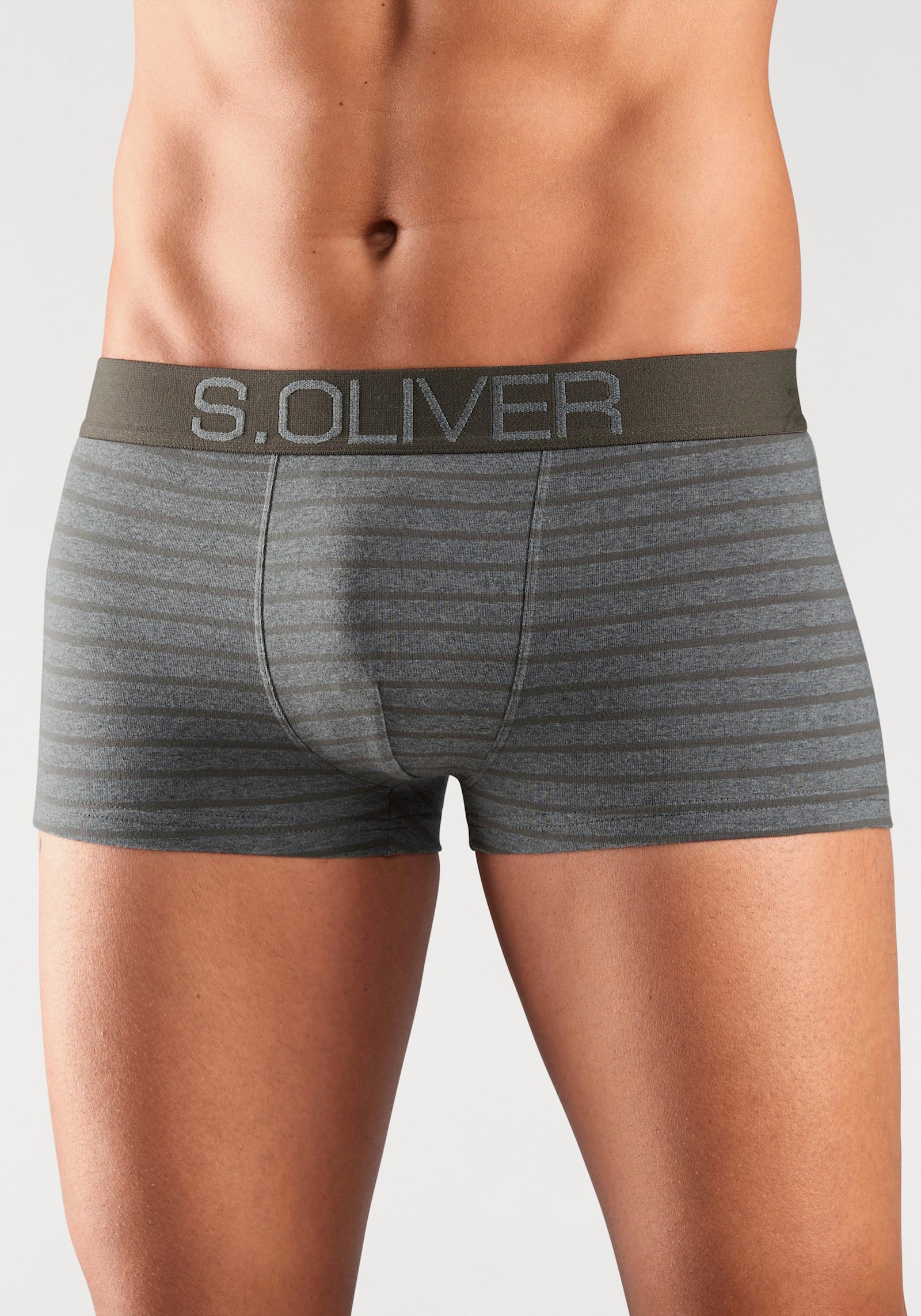 s.Oliver Hipster - grau-bordeaux-gestreift / grau-khaki-gestreift / grau-blau-gestreift / grau-anthrazit-gestreift