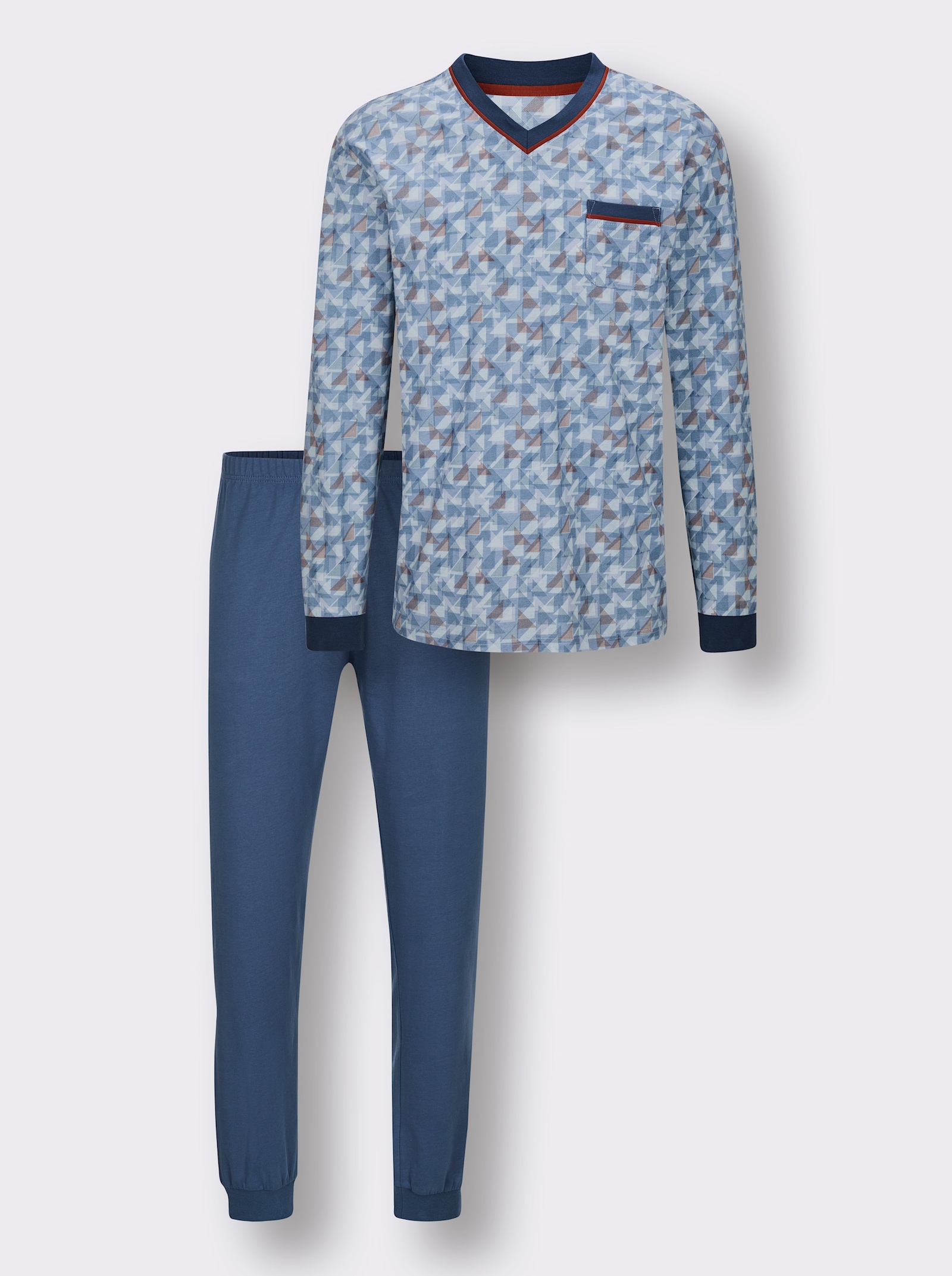 KINGsCLUB Schlafanzug - jeansblau