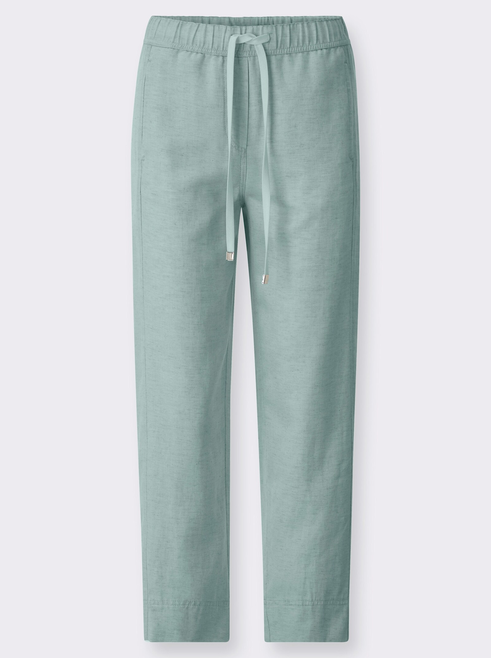 Ascari Edel-Jogpants mit Leinen - kalkmint
