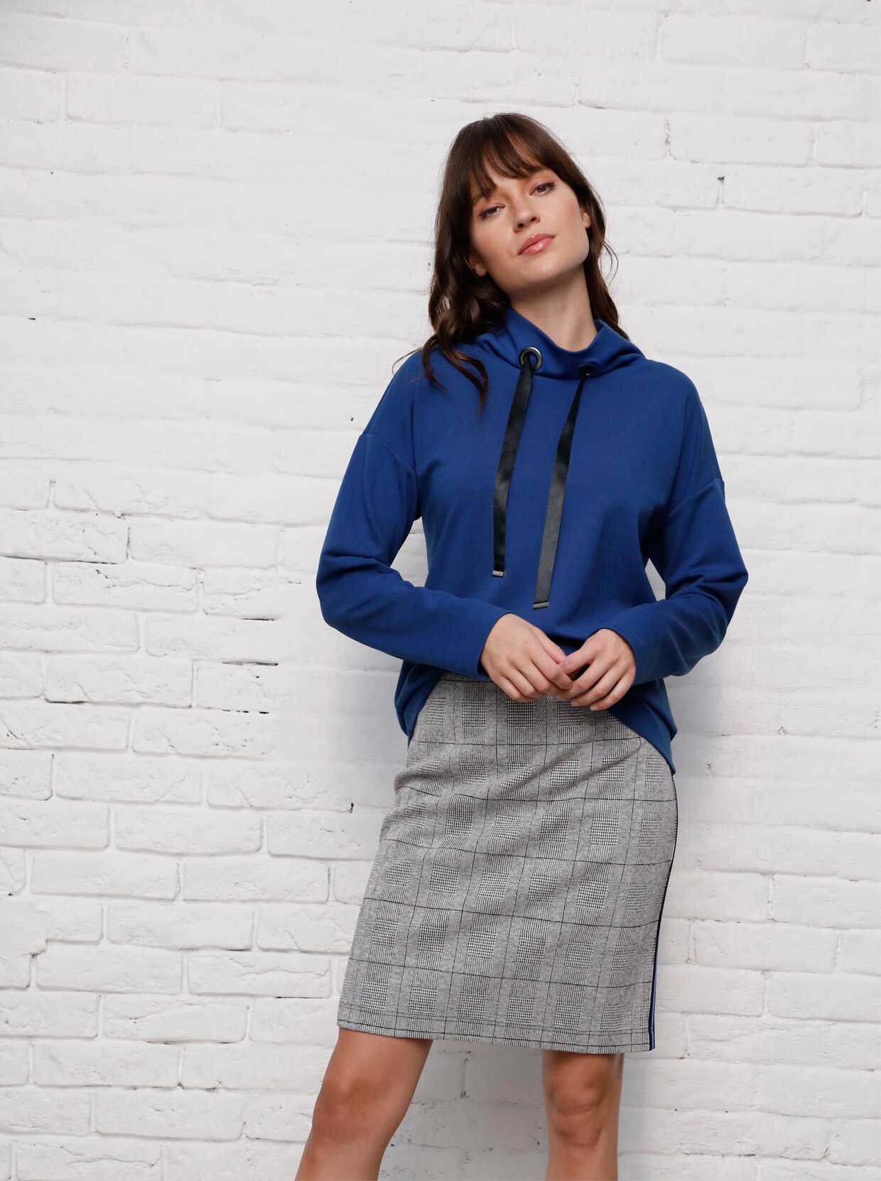 Creation L Premium Pima-Baumwolle-Modal-Shirt - royalblau