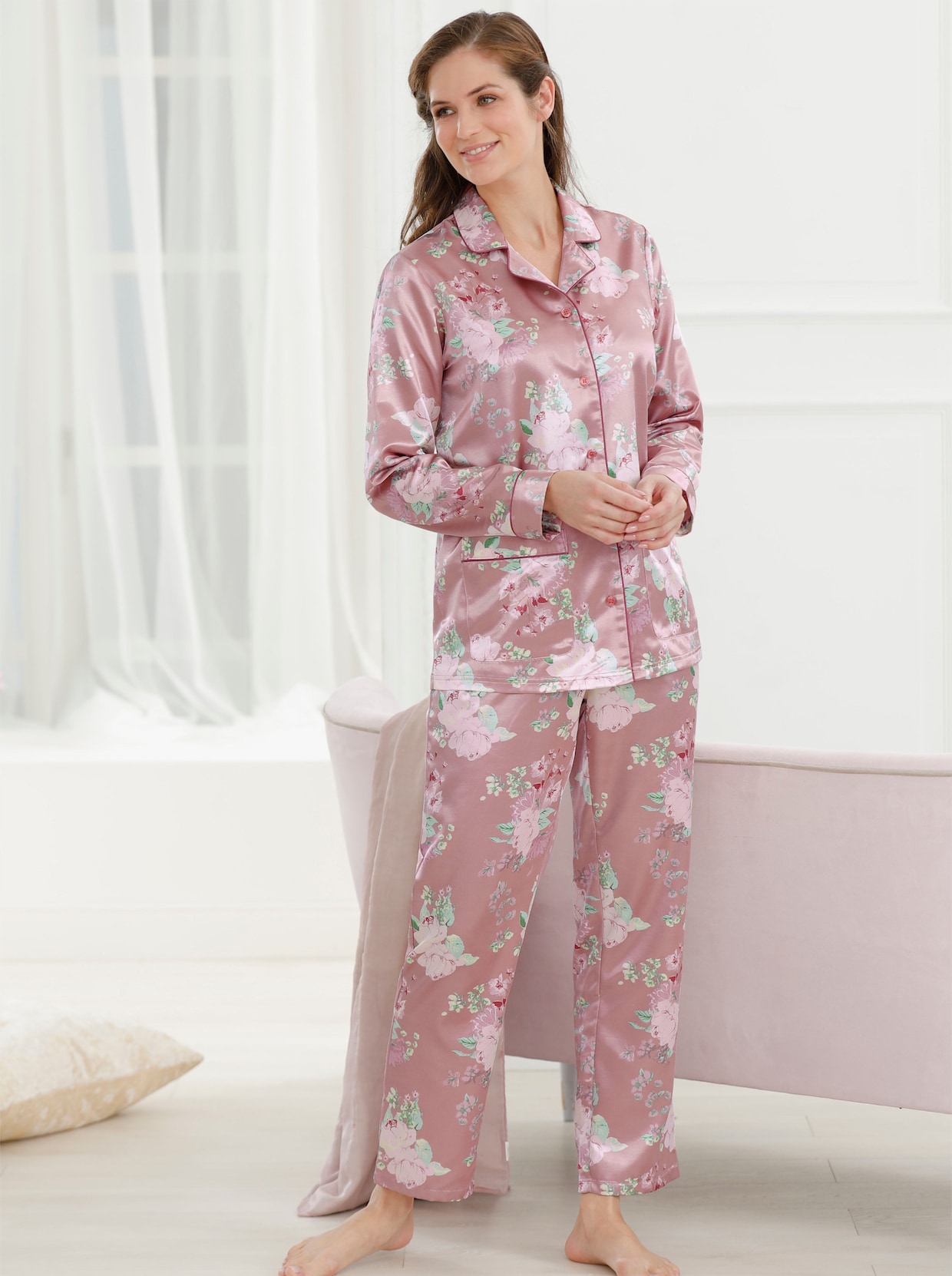 wäschepur Pyjama - rosenholz
