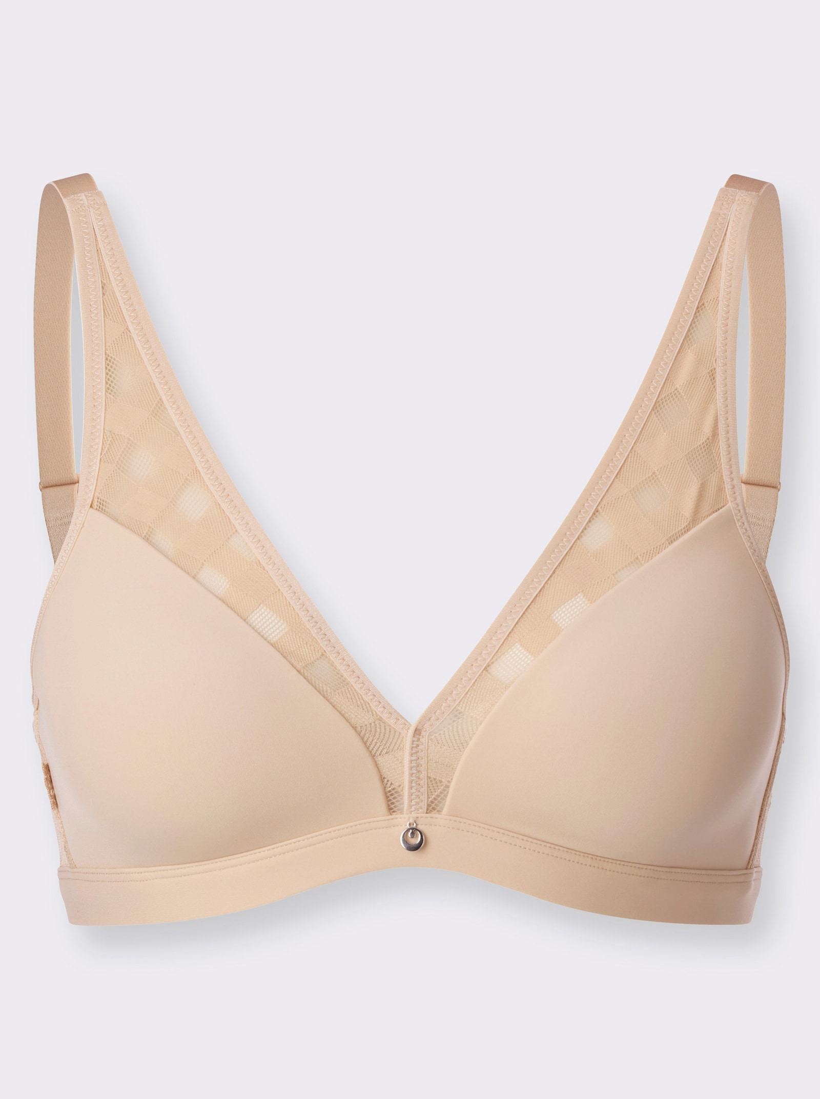 Susa T-Shirt-BH ohne Bügel mit nahtlosen Cups und weichen Schalen - elfenbein
