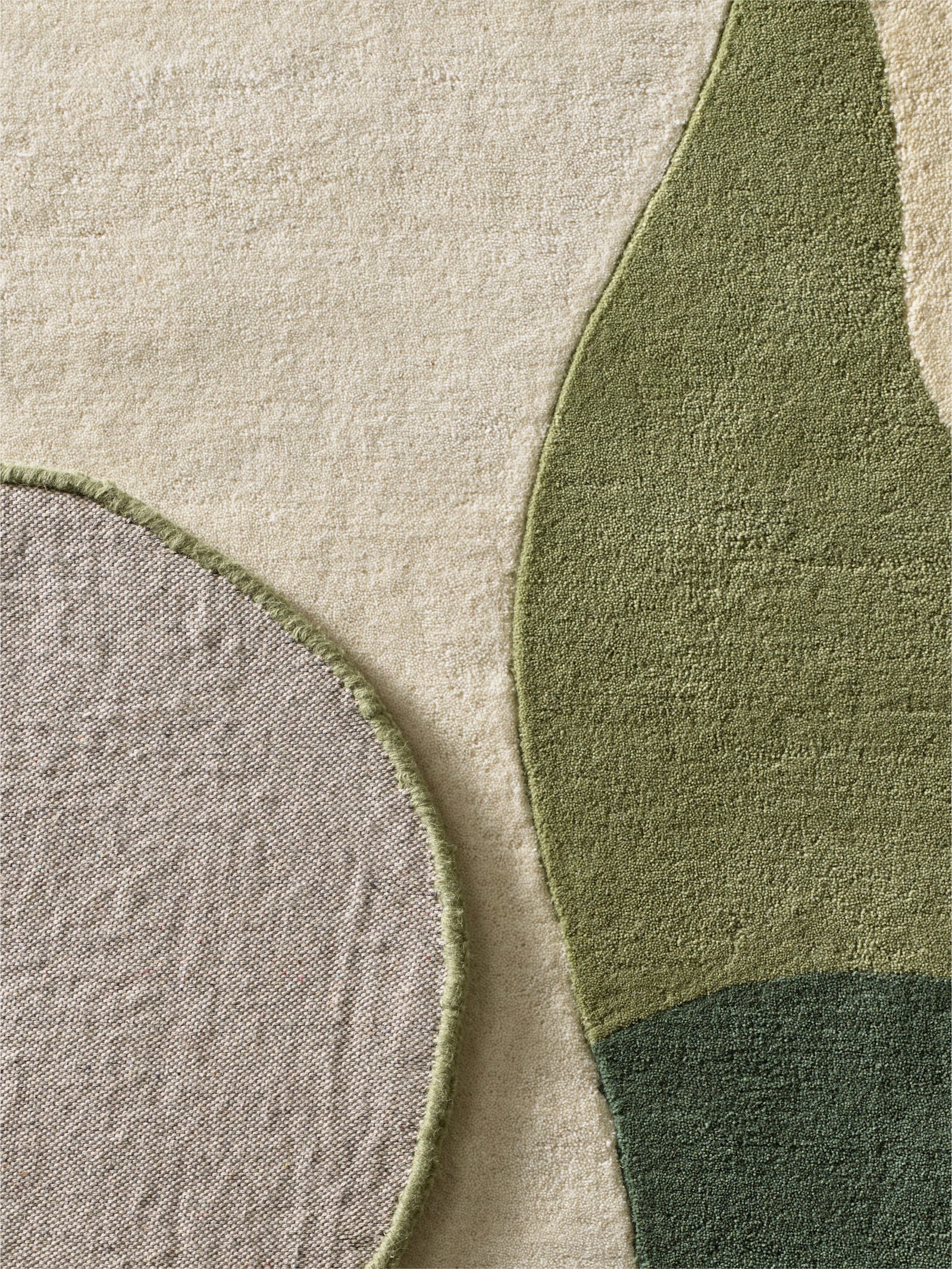 heine home Tapis - vert-écru chiné