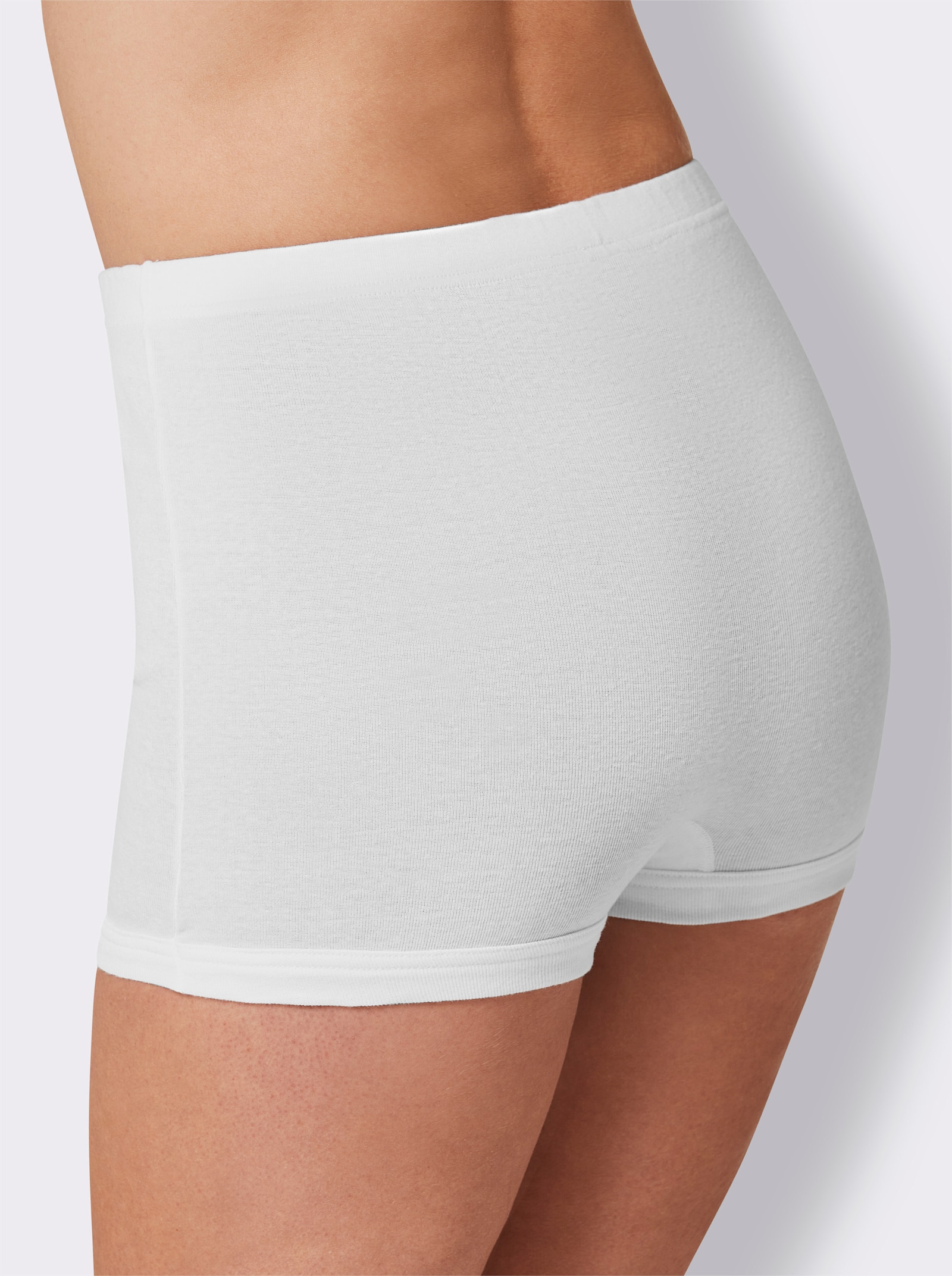 wäschepur Nohavičky-vys.pás, batistový vzor - biela