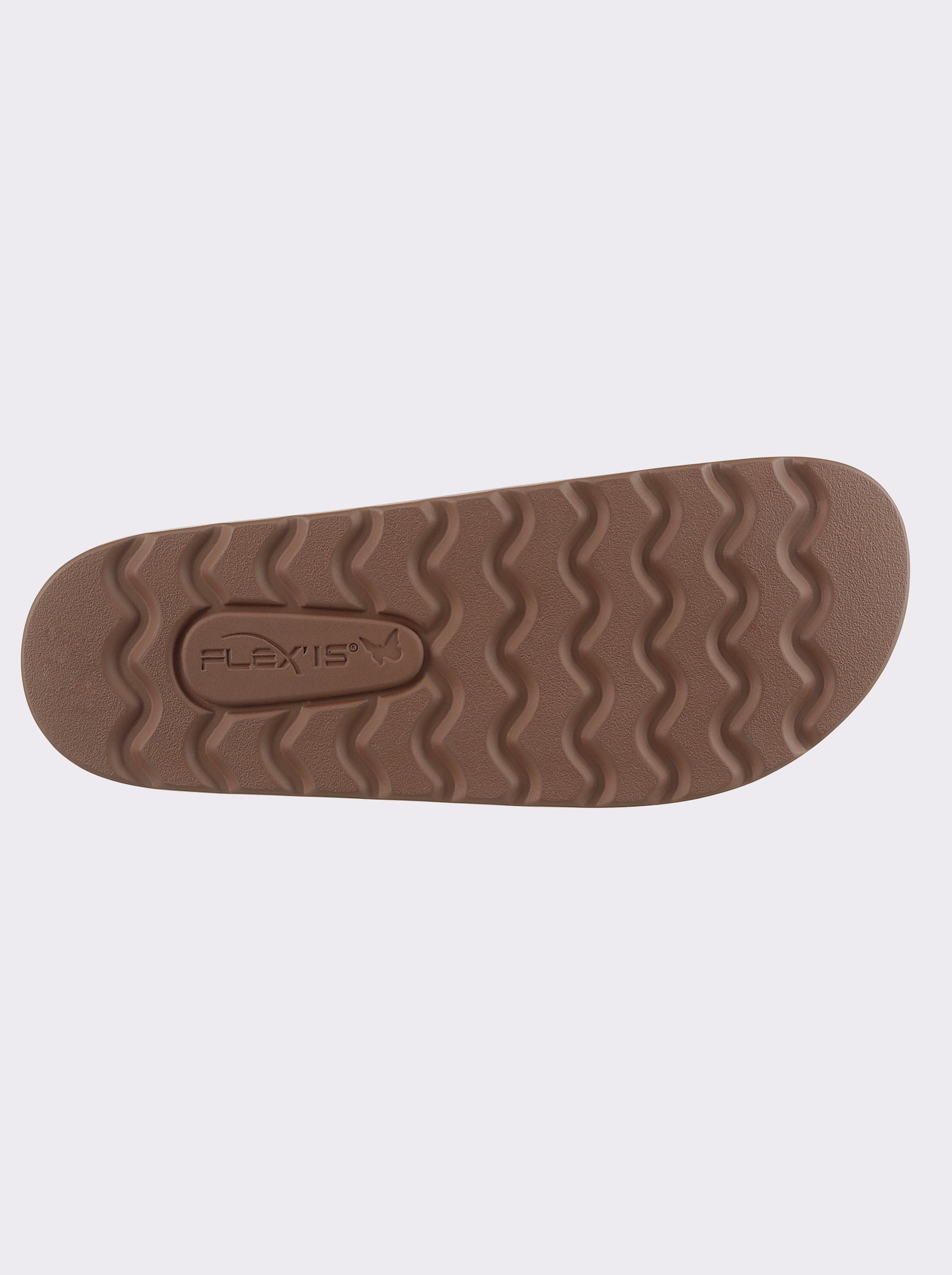 Franken Schuhe Pantolette mit gepolstertem Leder-Fußbett - marine