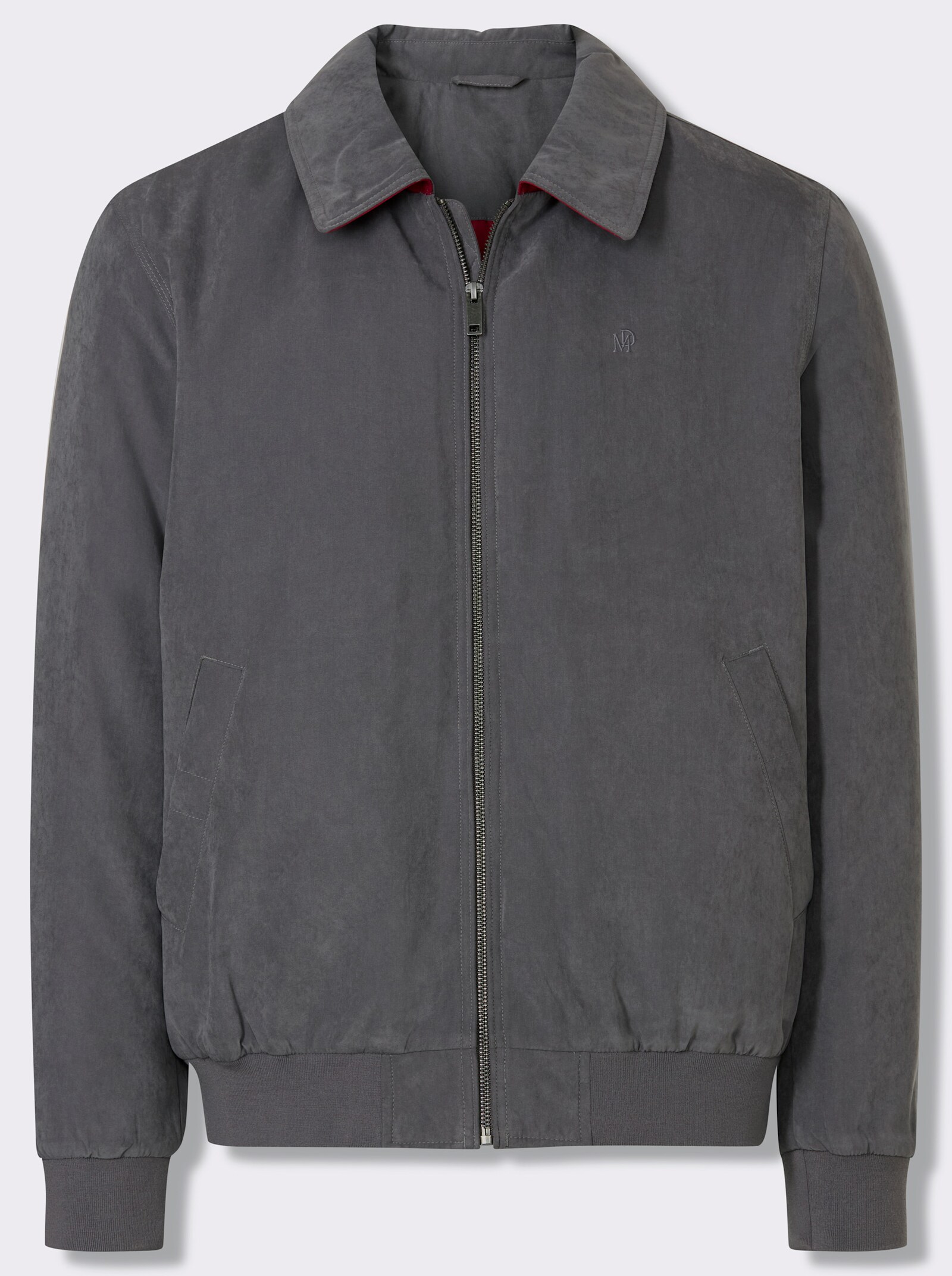 Marco Donati Blouson mit drei Innentaschen - anthrazit