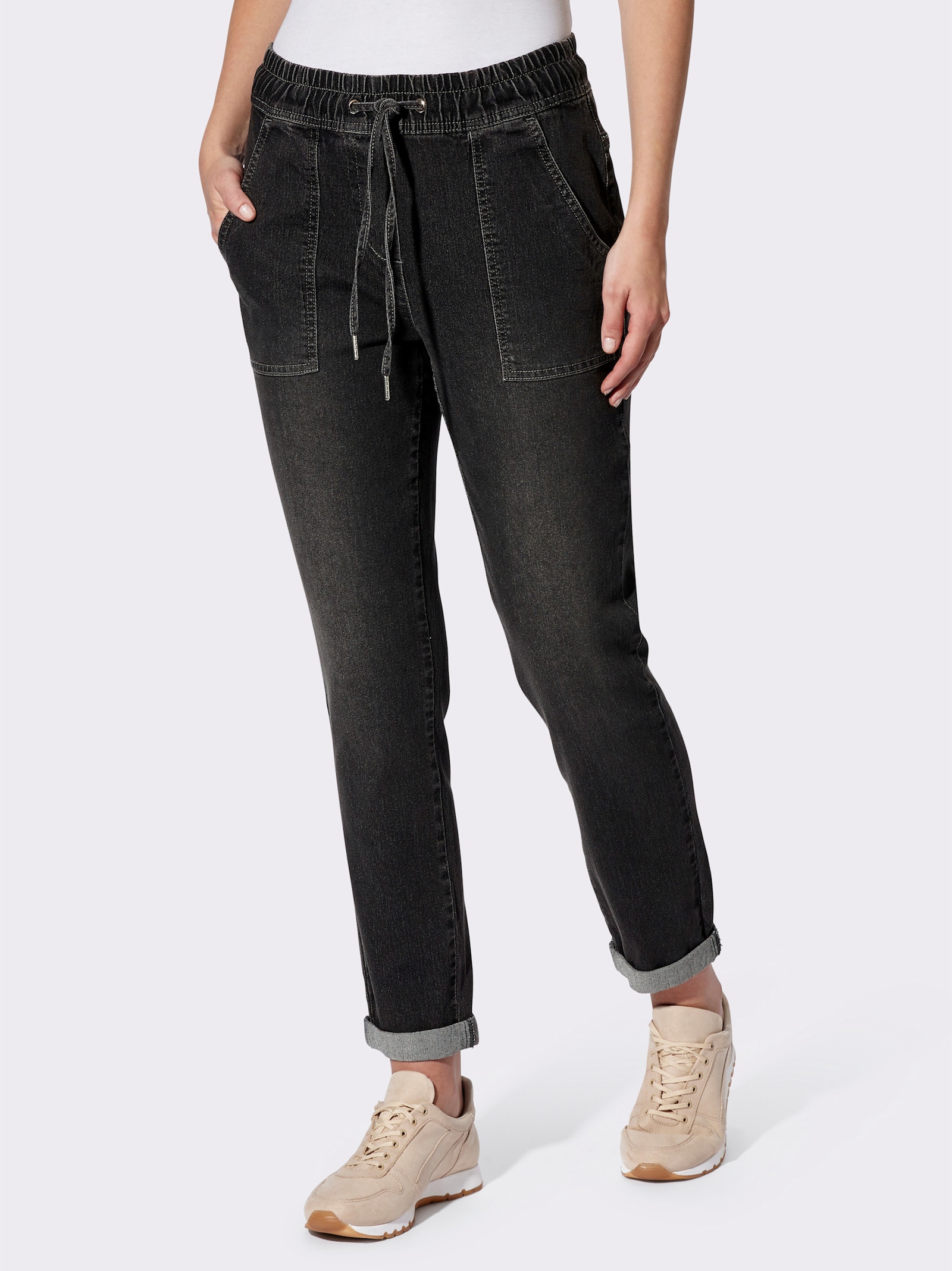 heine Jean avec poches - graphite-denim