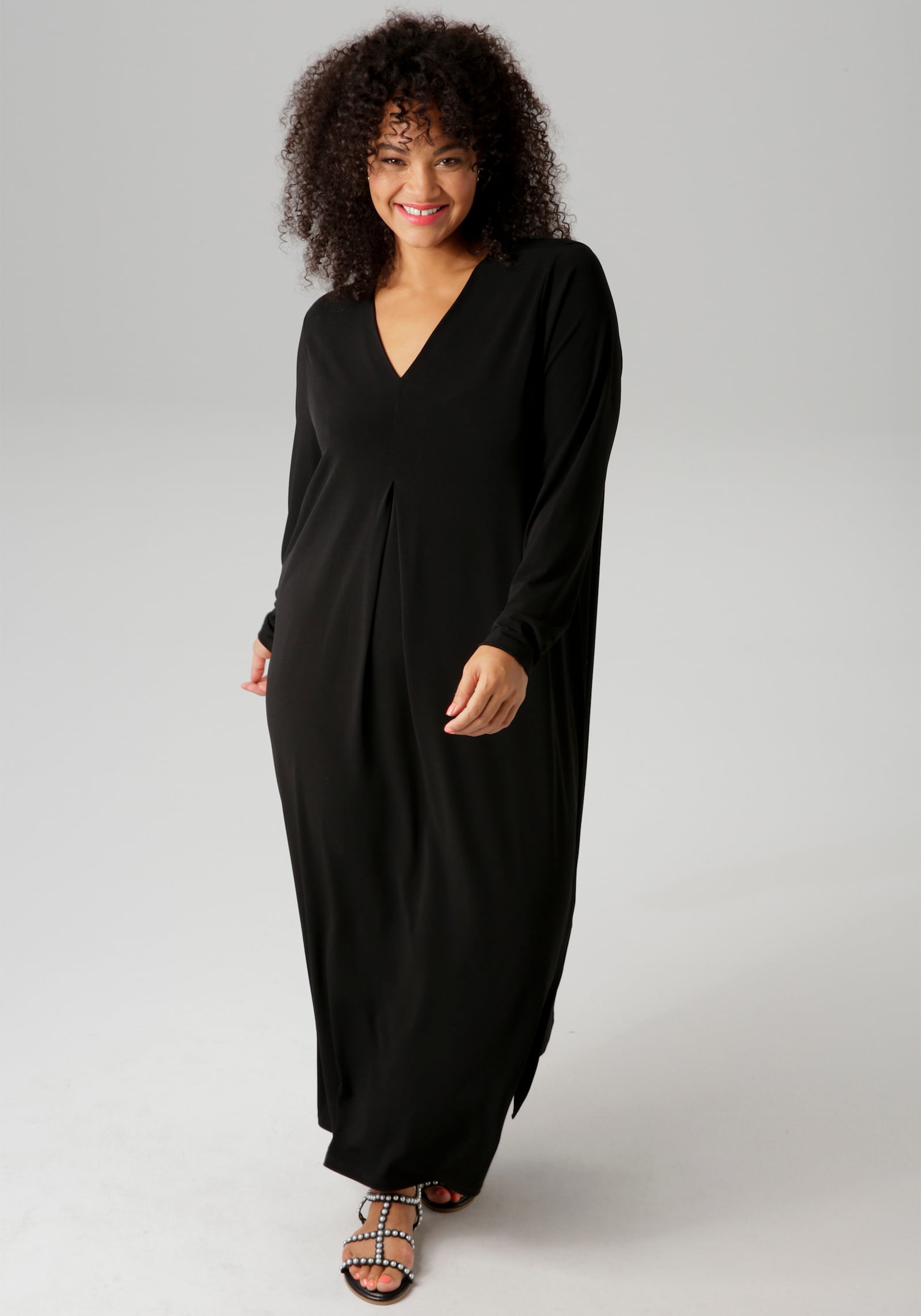 Aniston PLUS Maxikleid - schwarz