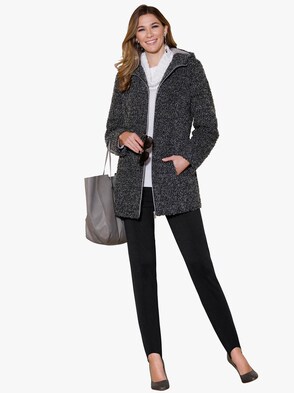 Jacke - grau-meliert