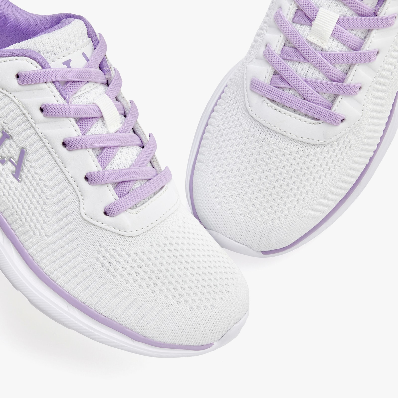 LASCANA Sneaker - weiß/lila