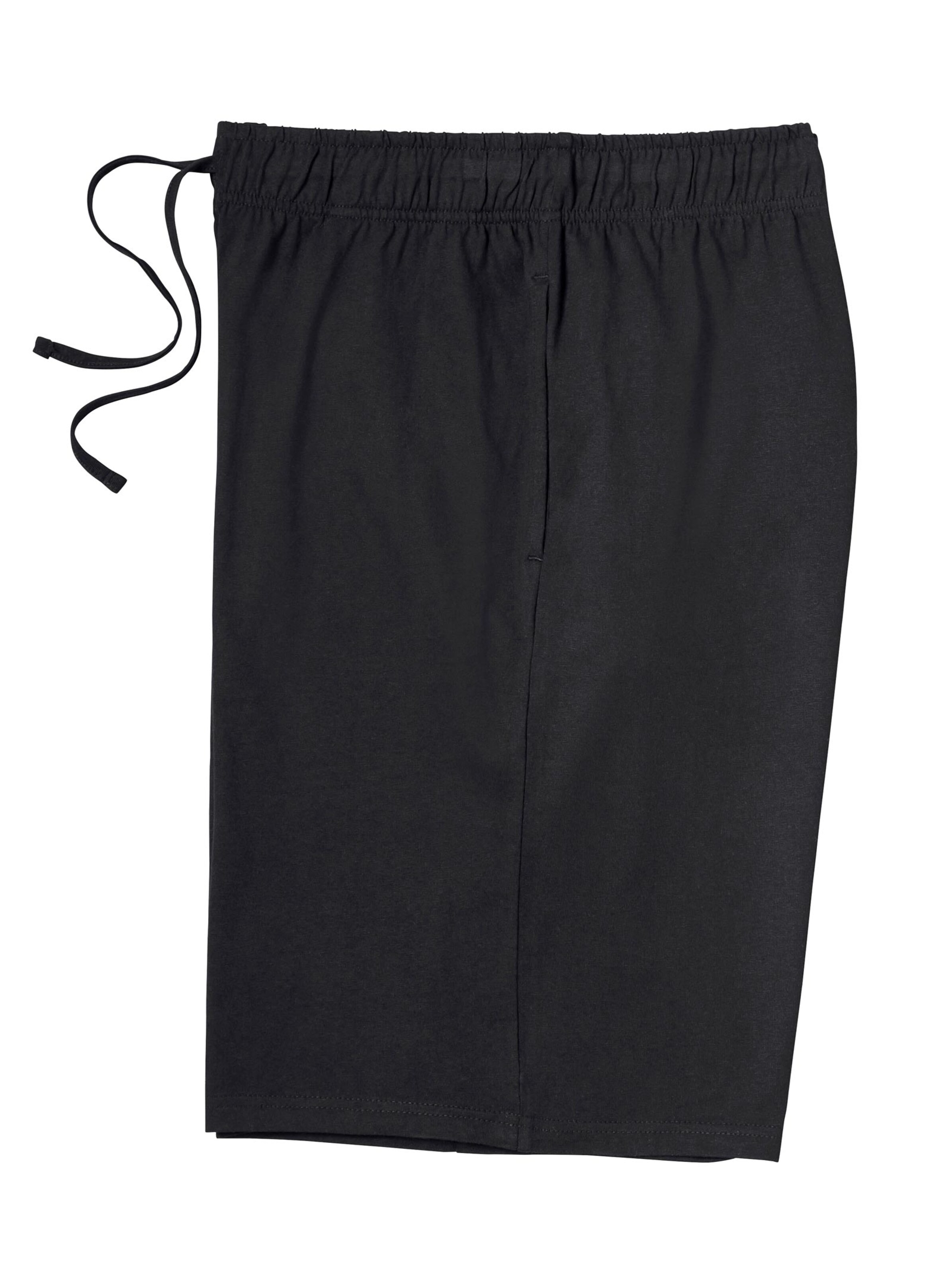 Freizeitbermudas - schwarz + grau-meliert