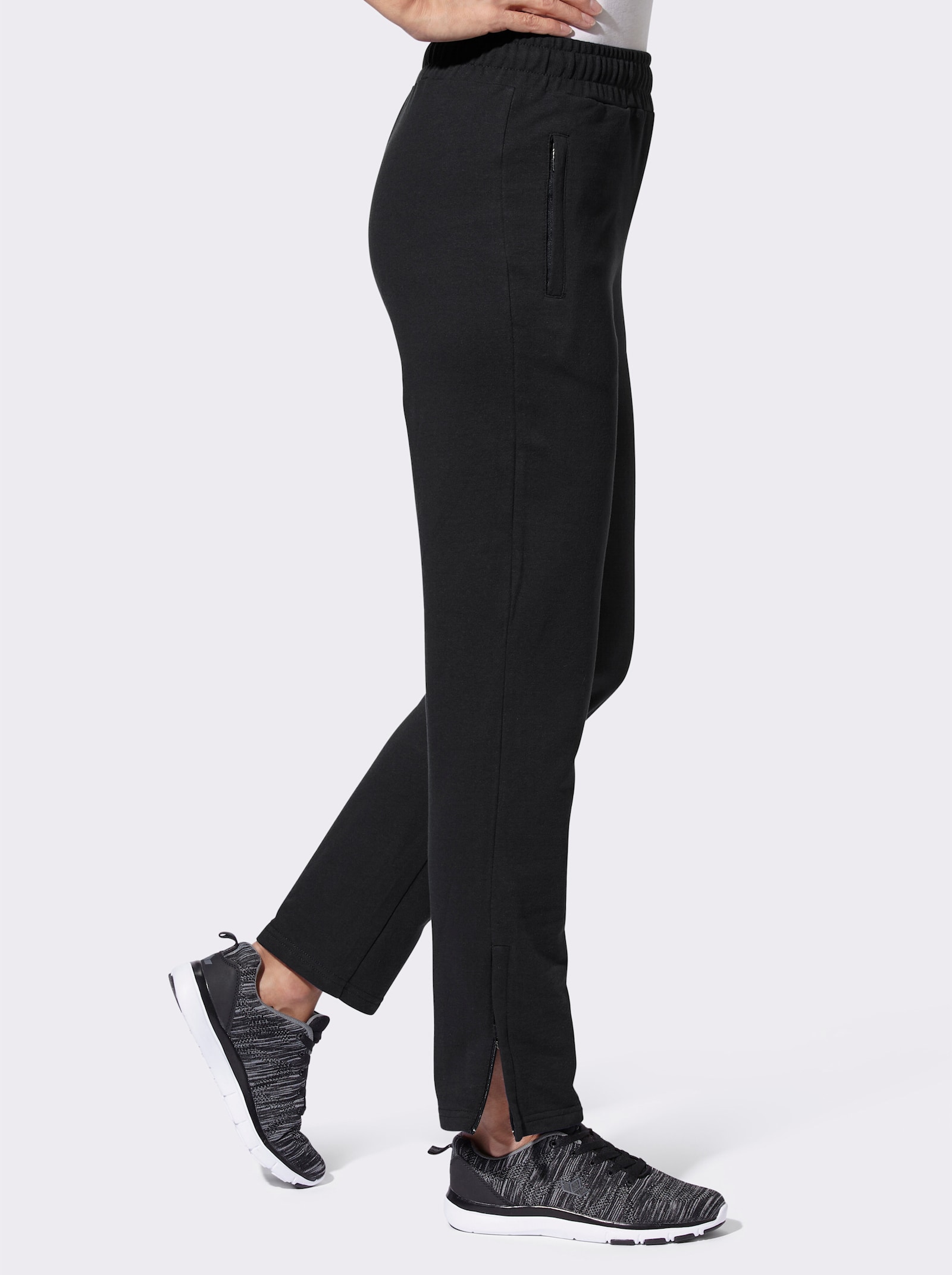 Catamaran Sports Freizeithose mit Reißverschluss-Taschen - schwarz