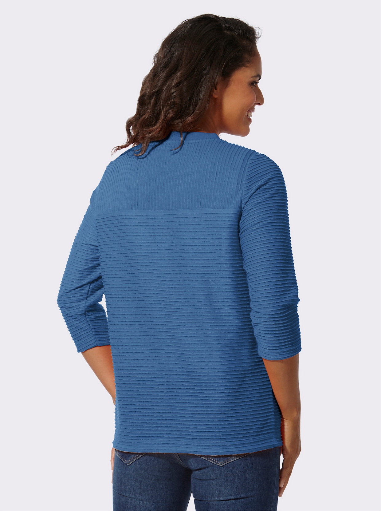 Shirt-Set - mittelblau