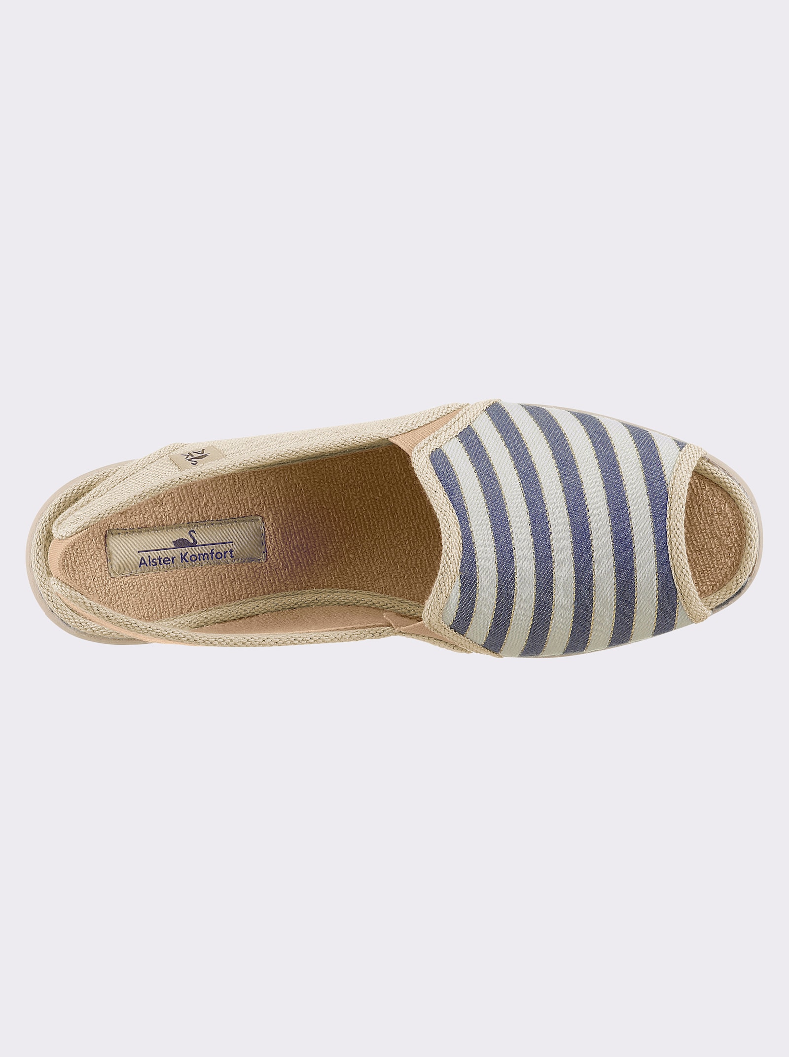 heine Sandale - blau-sand