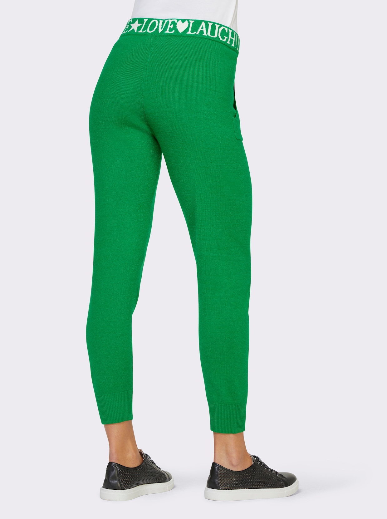 heine Pantalon en tricot - vert pomme