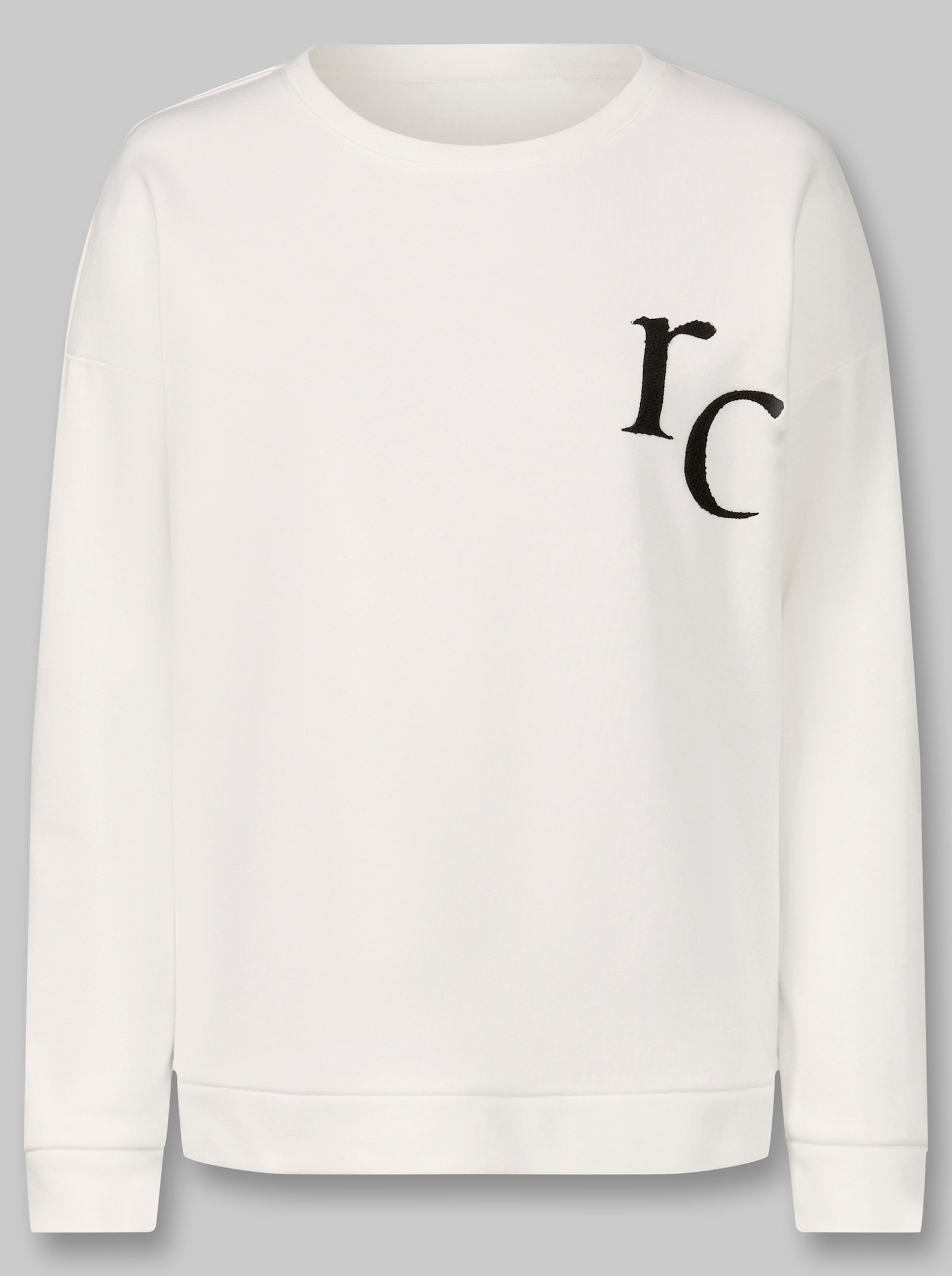 heine Sweatshirt mit Stickerei - ecru