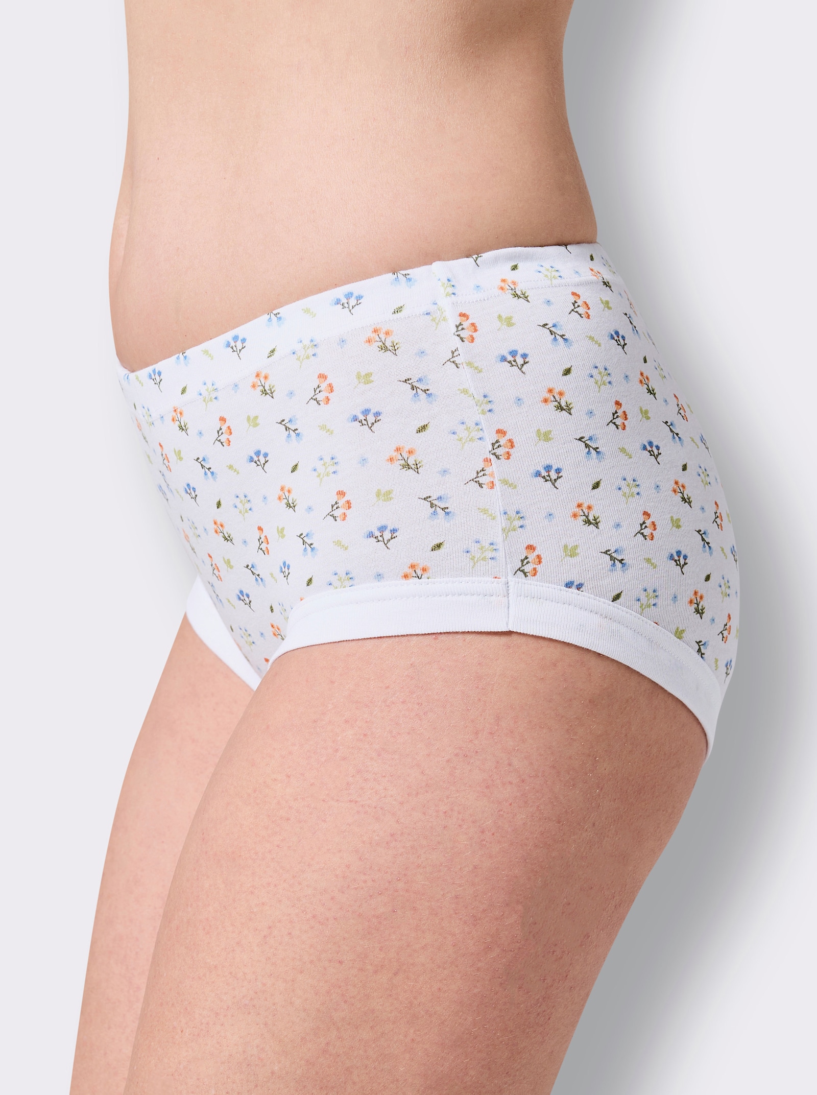 wäschepur Taillenslip - weiß-bedruckt