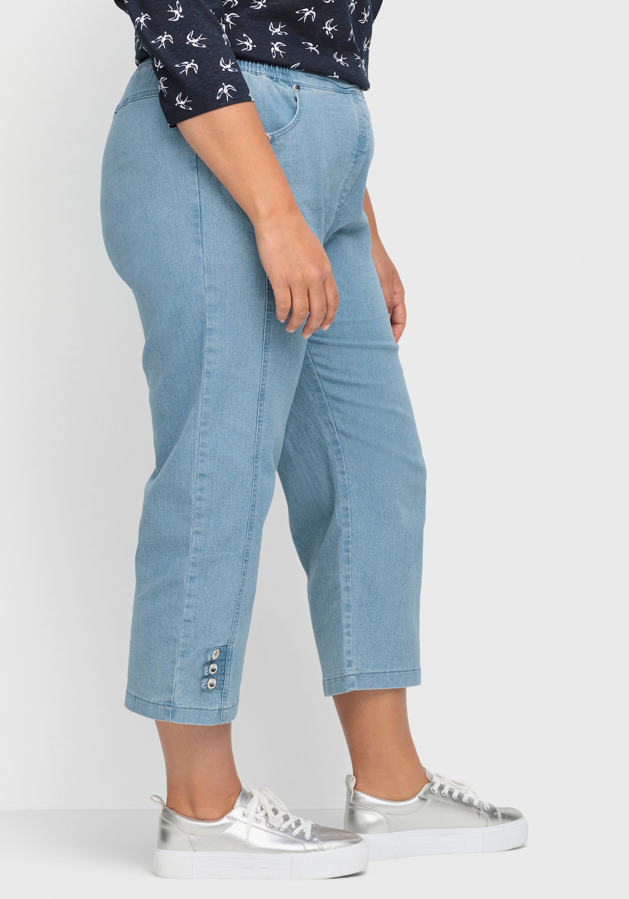 7/8-Jeans - blue-bleached