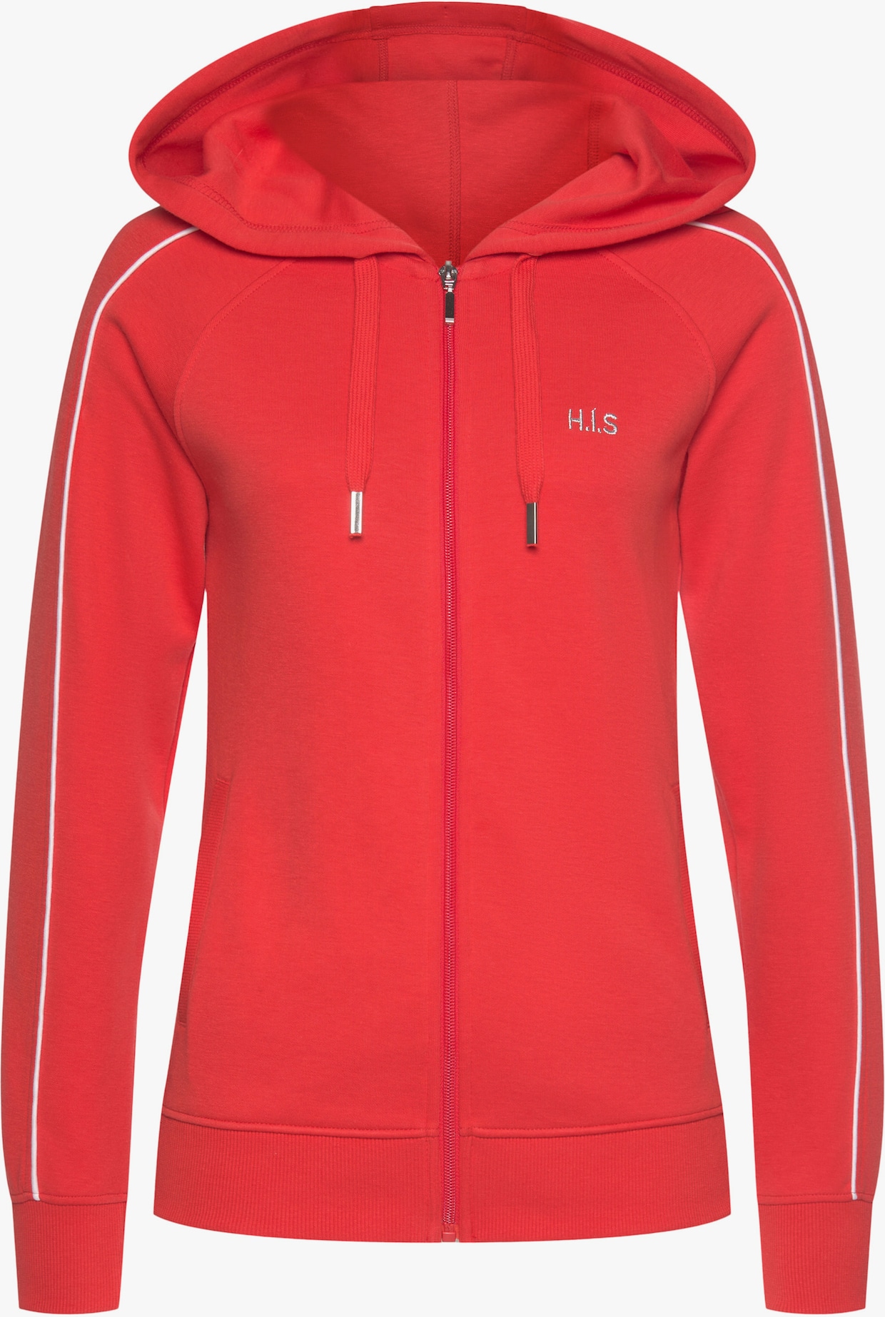 H.I.S Kapuzensweatjacke - rot