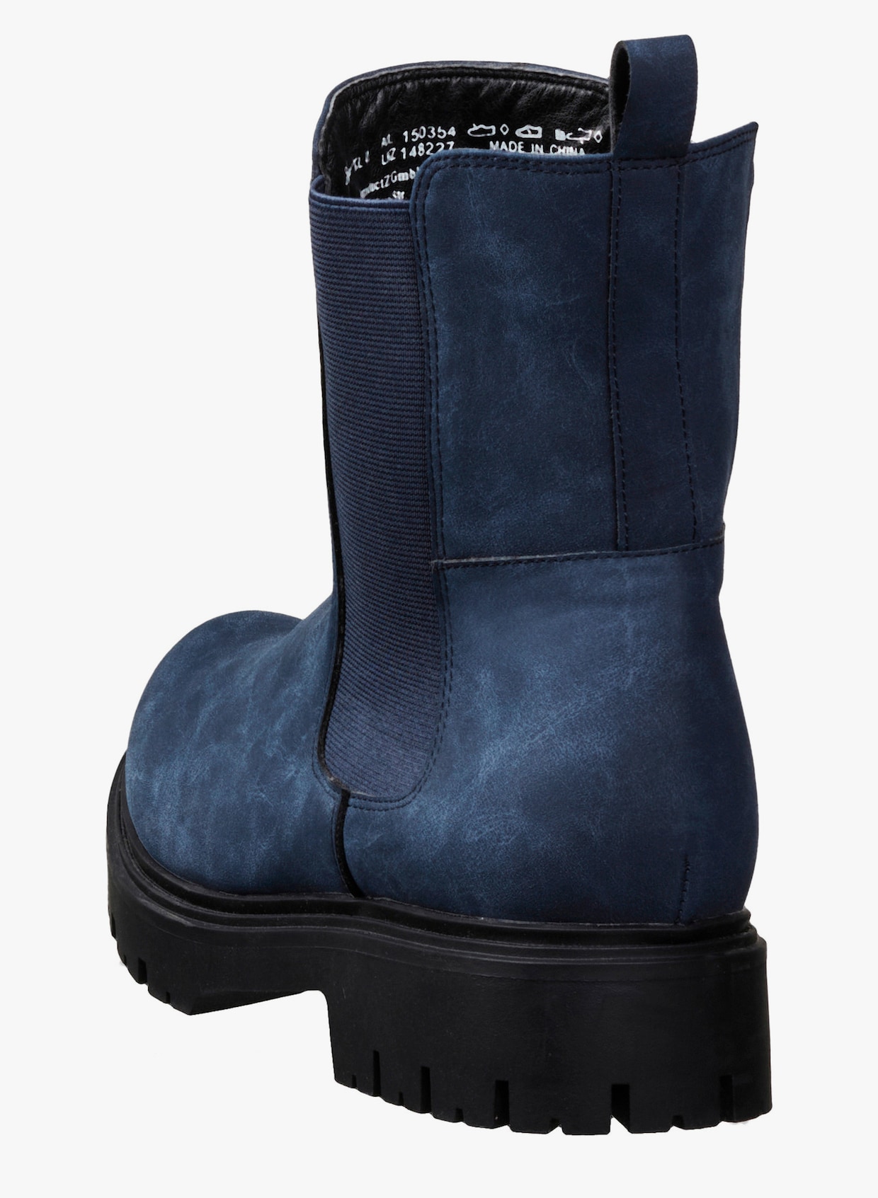 sheego Ankleboots - blau