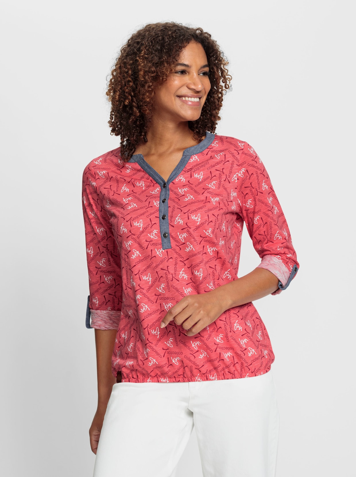 Shirt - grapefruit-kirsche-bedruckt