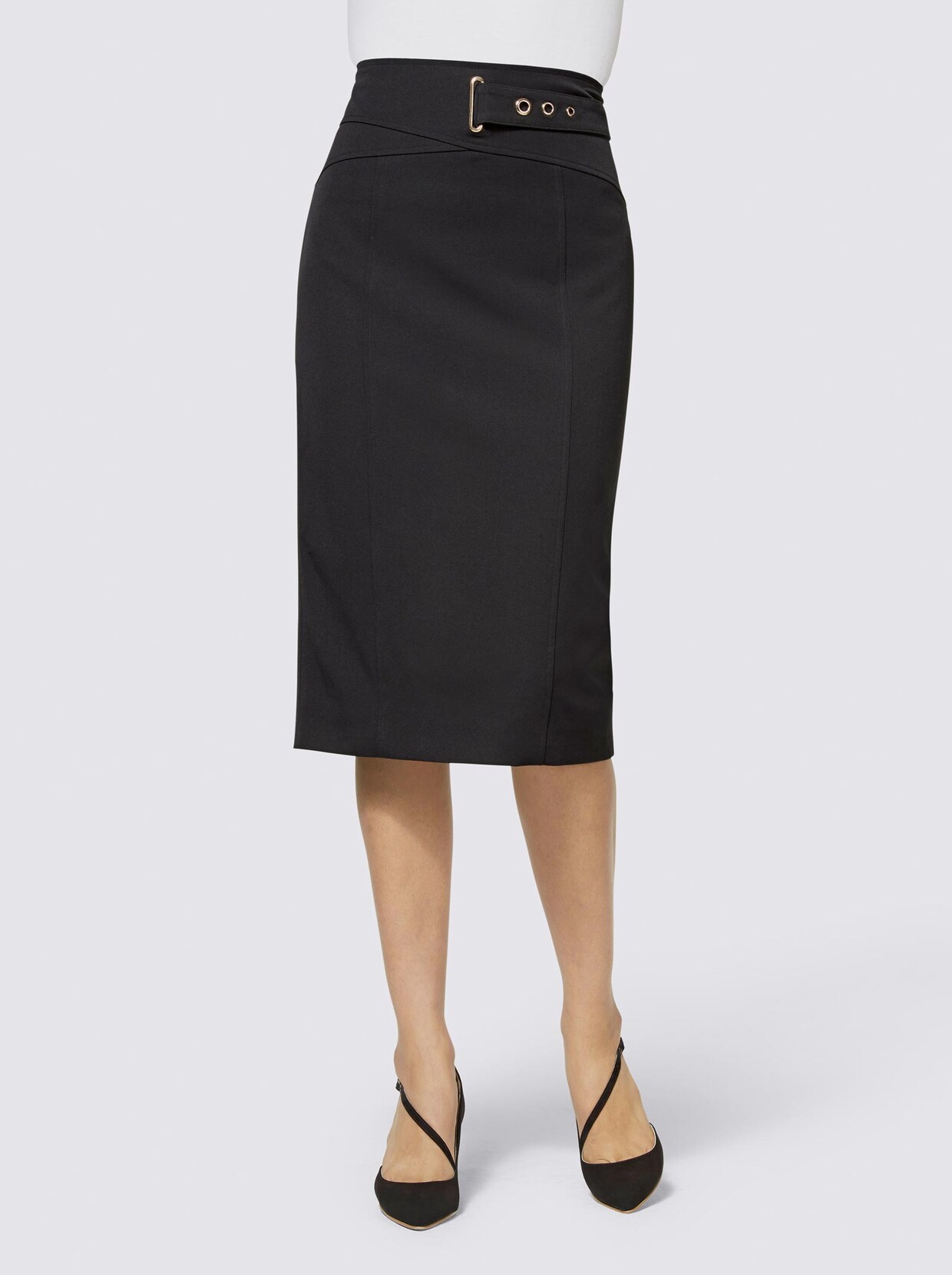 Ashley Brooke Rok - zwart