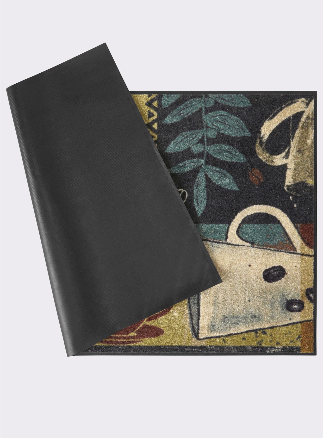 Salonloewe Fußmatte - beige-braun-bedruckt