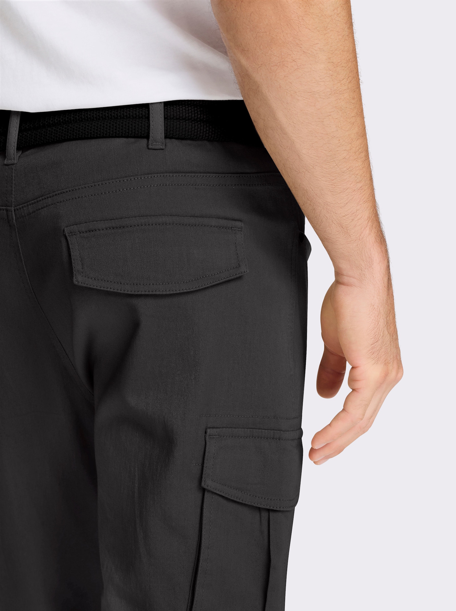 Catamaran Cargohose mit Klettverschluss-Taschen - graphit