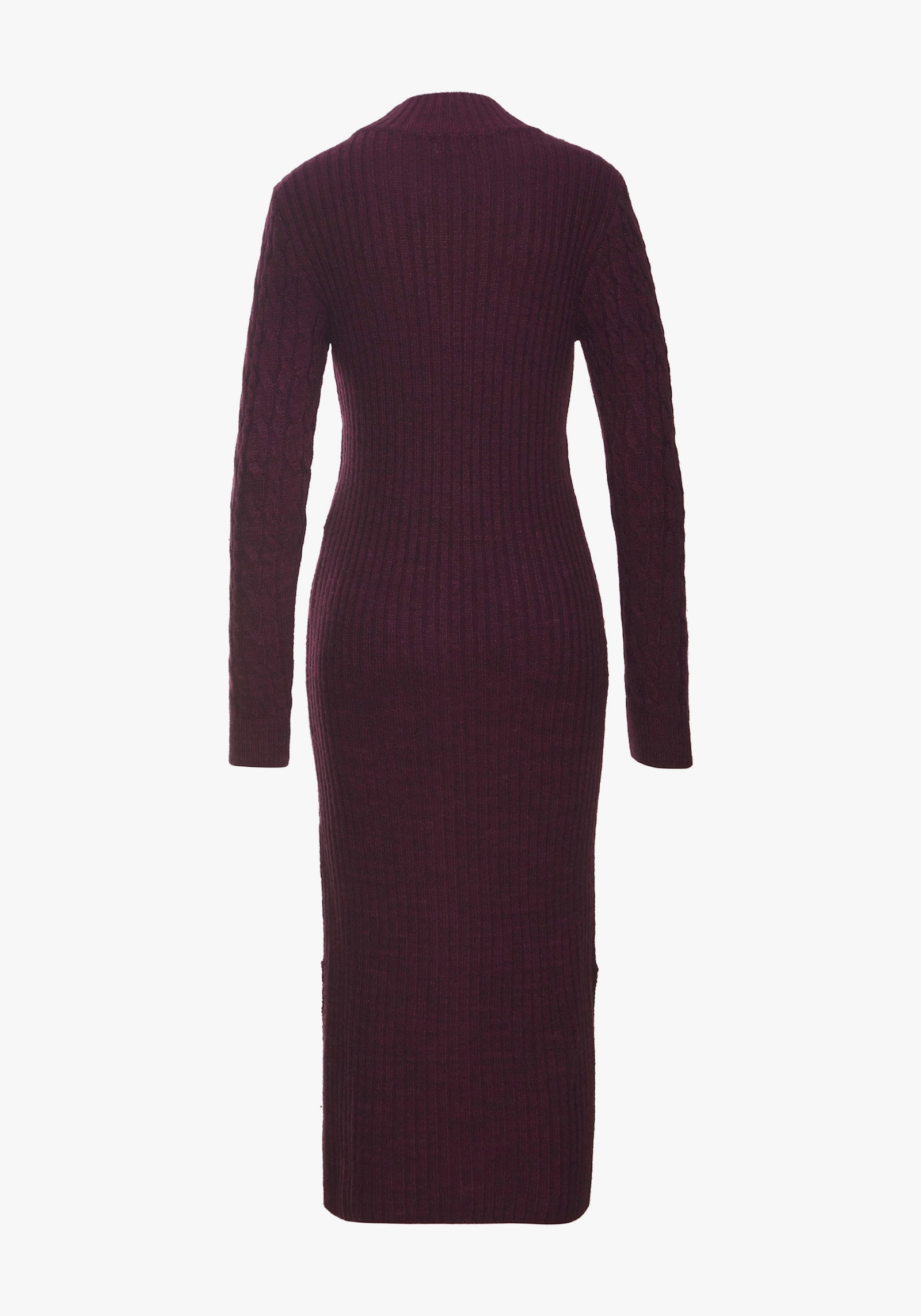 LASCANA Strickkleid - bordeaux/burgunder