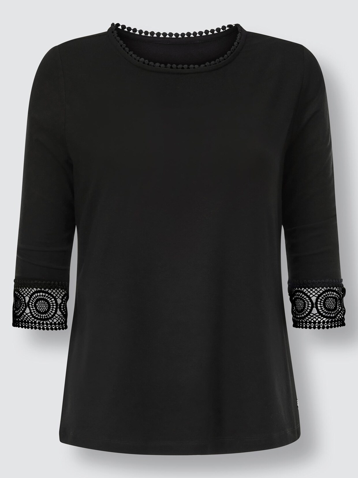 Creation L Premium Lyocell-Shirt - schwarz