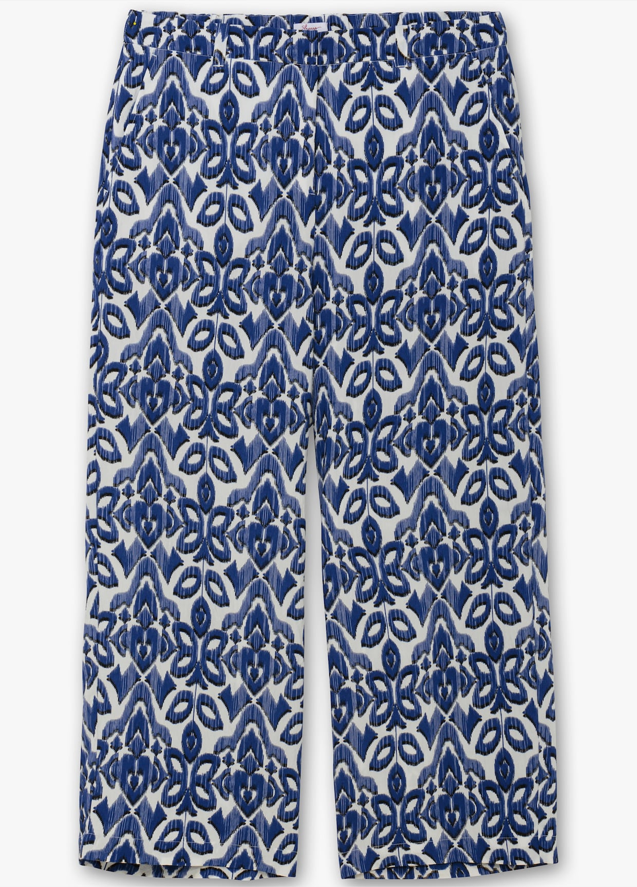 sheego Hose - ecru-gemustert