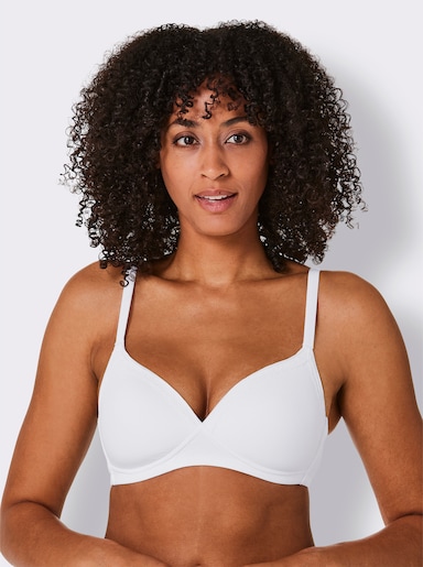 Komfort-BH ohne Bügel - weiß